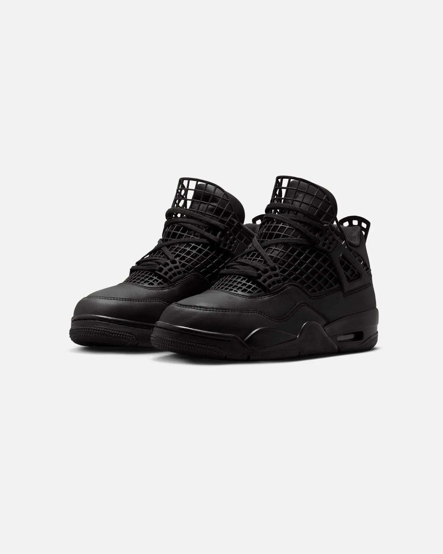 men's styles Jordan Women's Air Jordan 4 Net "Black" Black/Black