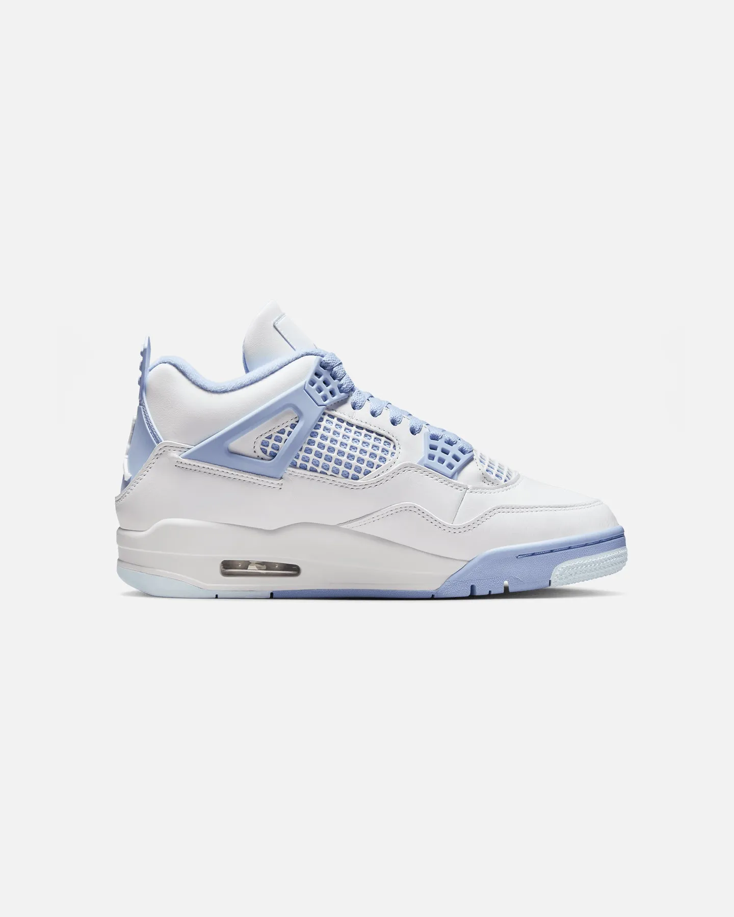 snowy - day shoes Jordan Women's Air Jordan 4 Retro "Aluminum" White/Aluminum Blue