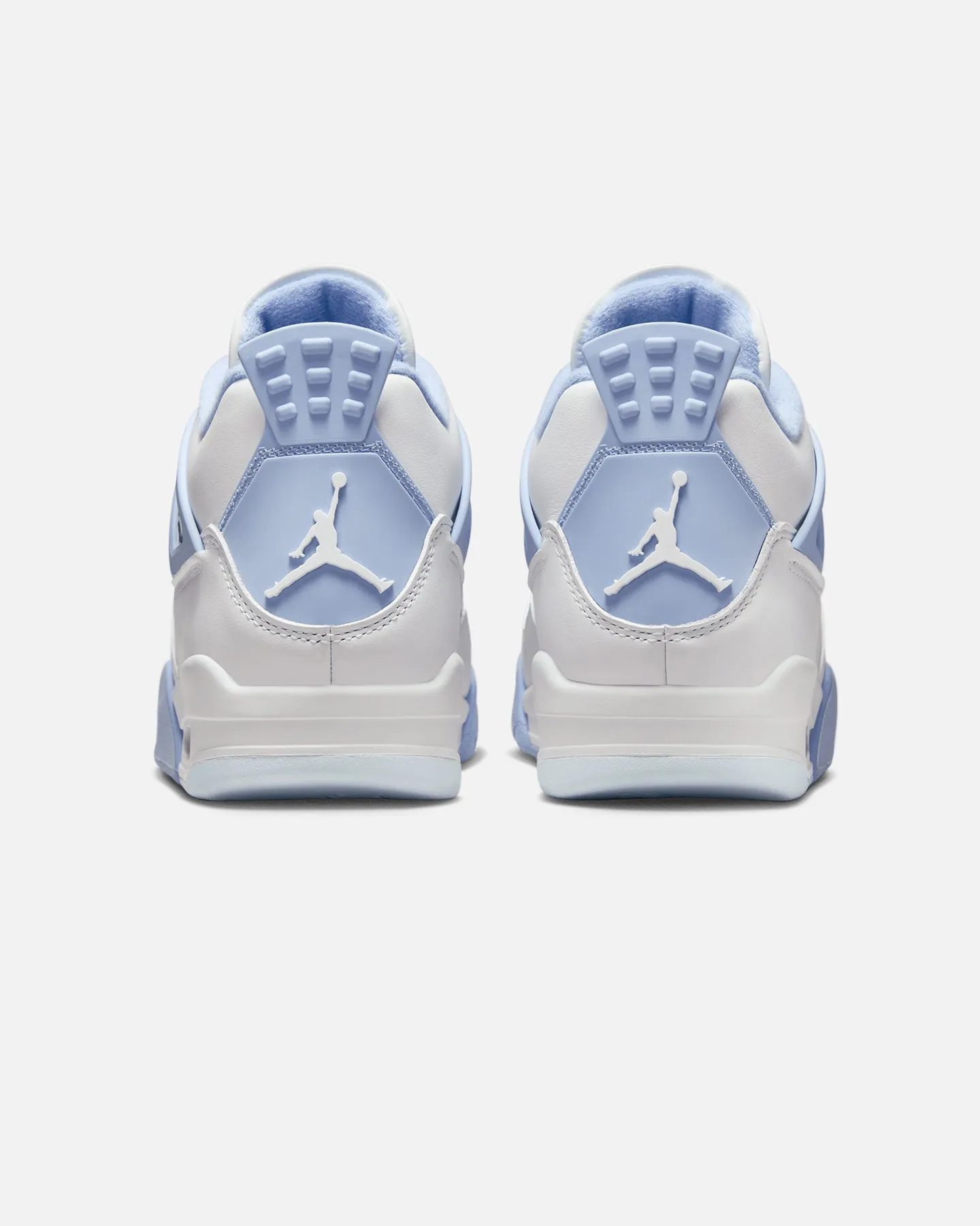Jordan Women's Air Jordan 4 Retro "Aluminum" White/Aluminum Blue animal-print