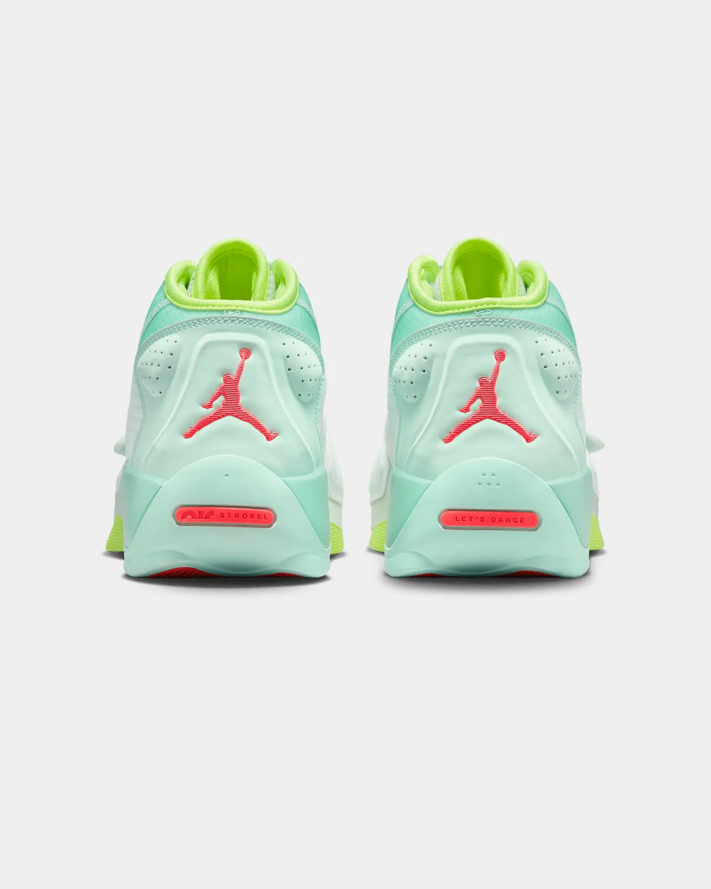 Jordan Zion 2 Barely Green/Flash Crimson-Volt Flexible Design Comfort collar