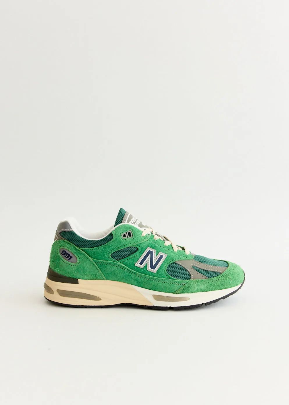 MADE in UK 991v2 'Mineral Green' Sneakers dullest