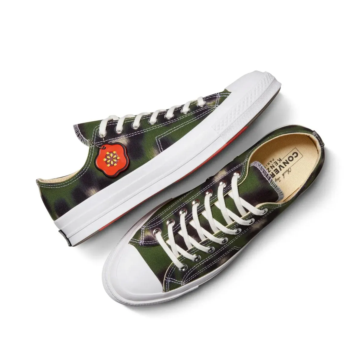 Wide toe box Soft Lining   Kenzo Chuck 70 Lo 'Hana Leopard Cypress'