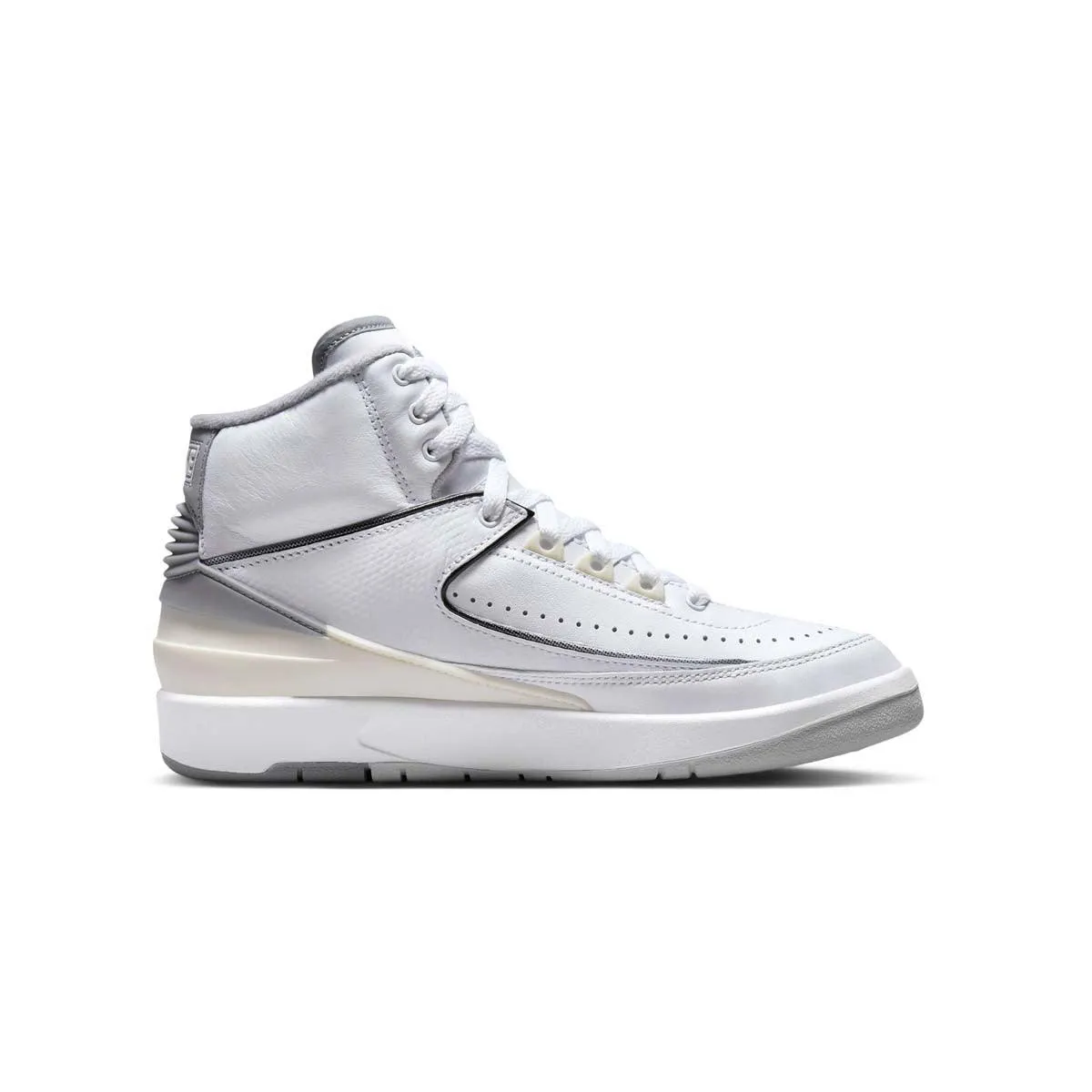 Kid's Air Jordan 2 Retro 'Cement Grey' foldability - level sneaker