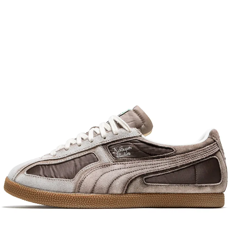 Shockproof Comfortable Upper KidSuper x Puma Brasil Panels - Espresso Brown/Totally Taupe