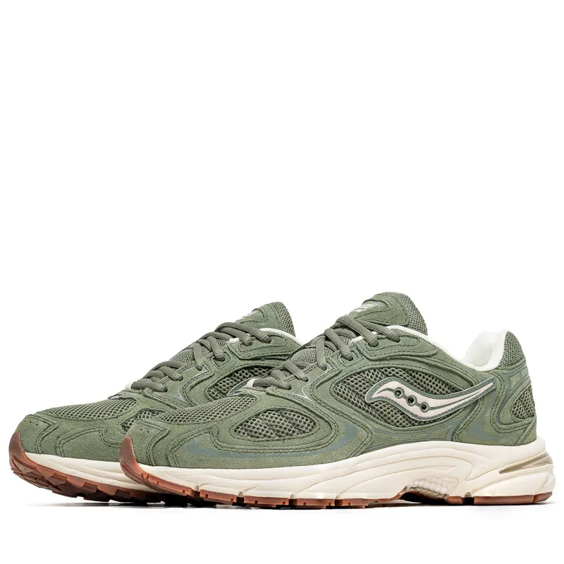 Retro-inspired Saucony Grid Jazz 9 - Olive/Off White