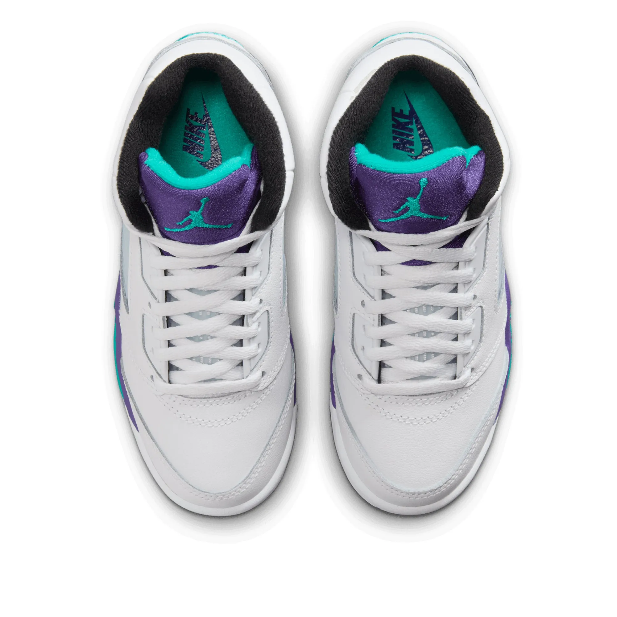 Trendy Appearance Air Jordan 5 Retro OG 'Grape' (PS) - White/New Emerald