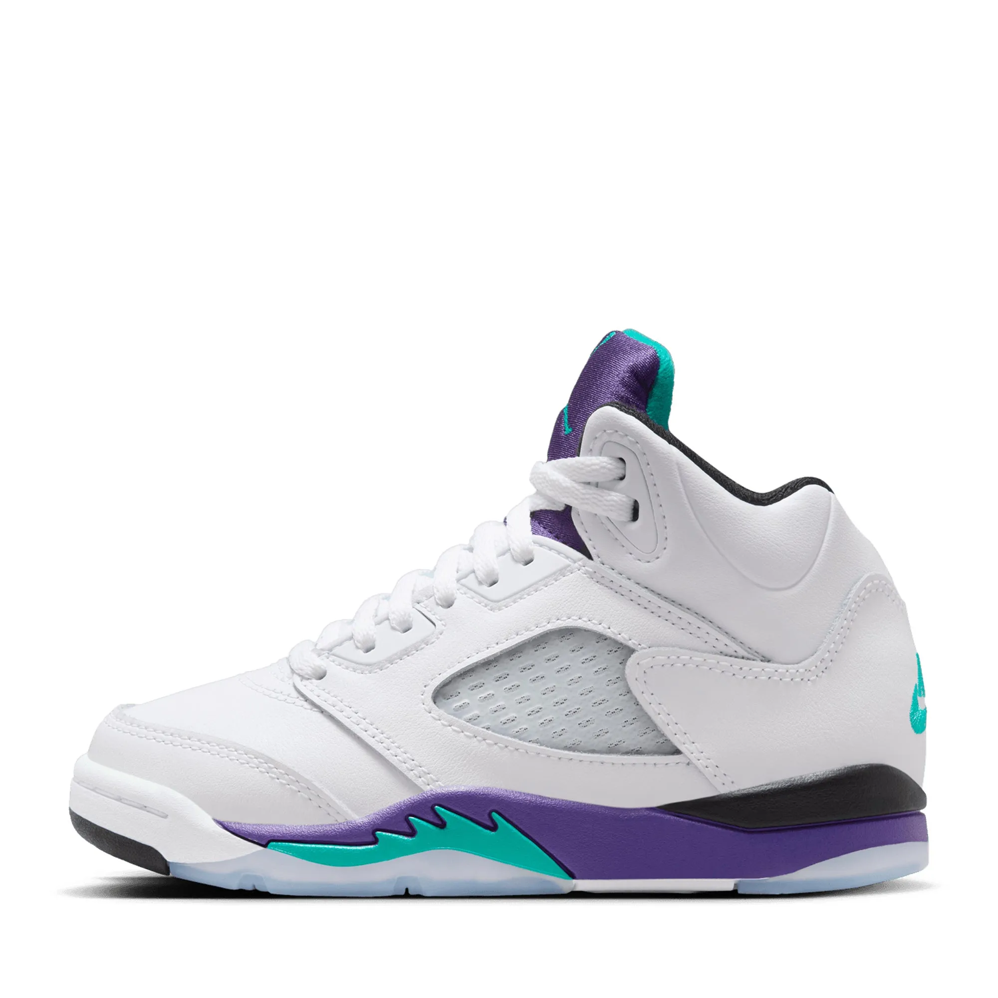Comfort Style Impact Diffusion Air Jordan 5 Retro OG 'Grape' (PS) - White/New Emerald