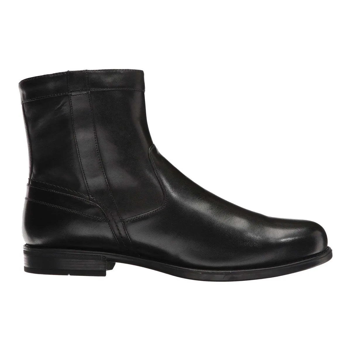 Florsheim Men's Midtown Plain Toe Zip Boot Black Prestige Circle