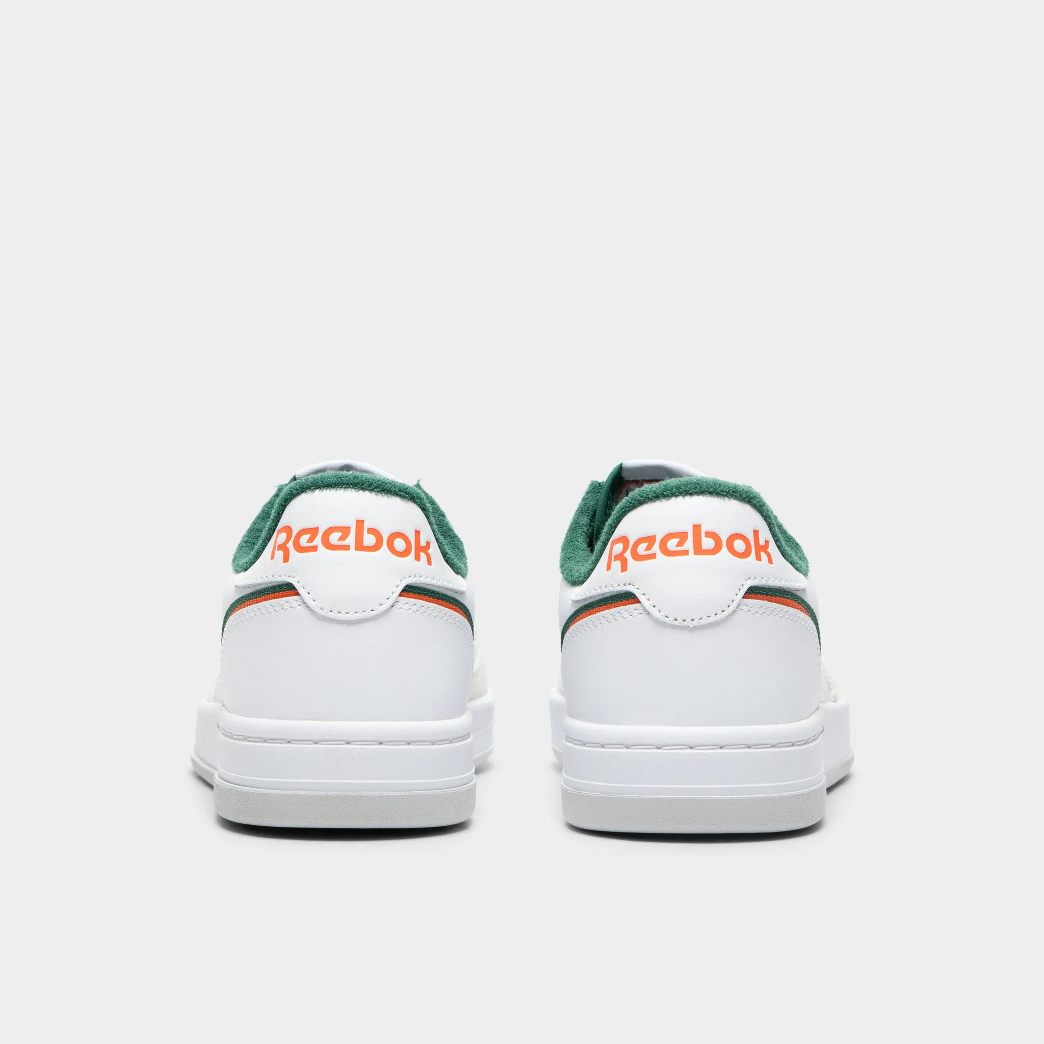 photo shoot Free Pace Reebok Court Phase White / Green - Orange