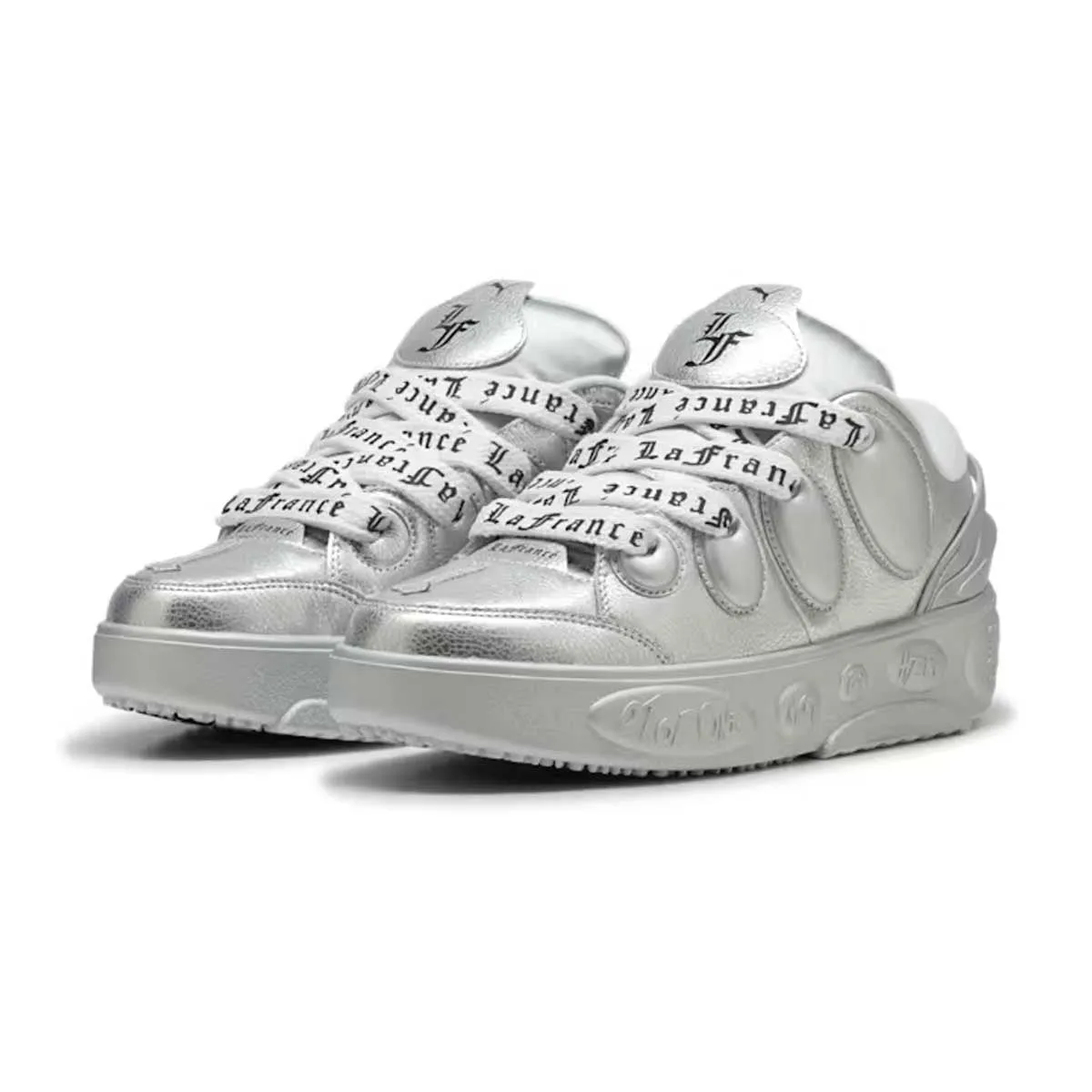 Durable Material Calm Tone   Lamelo Ball Lafrance Written in Chrome 'Silver Mist PUMA Silver'