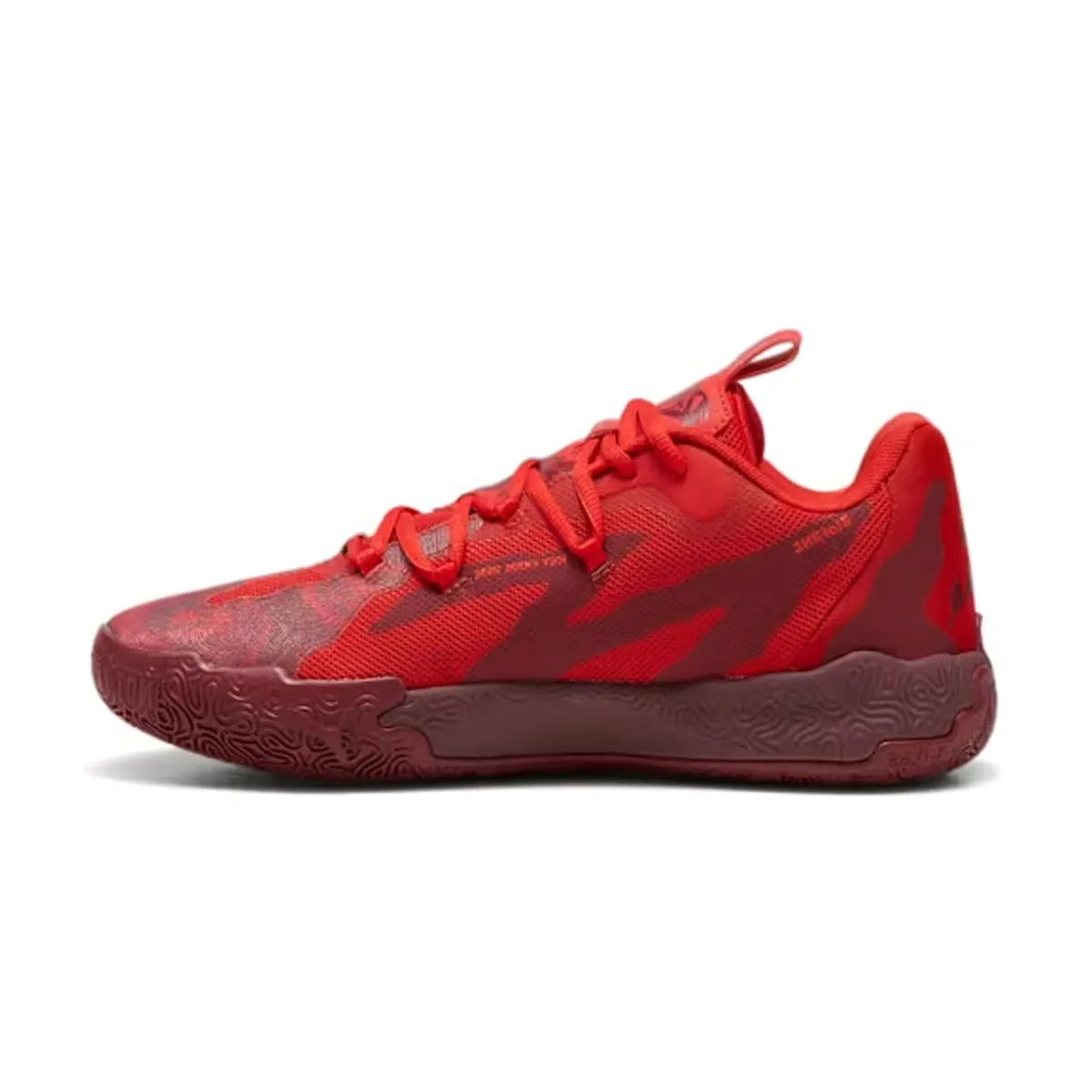 Lace Up Style Strap Mode   LaMelo Ball MB.03 Lo 'Team Regal Red'