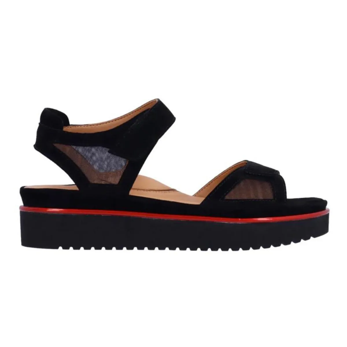 Patent Grain L'Amour Des Pieds Women's Arna Black Suede/Mesh