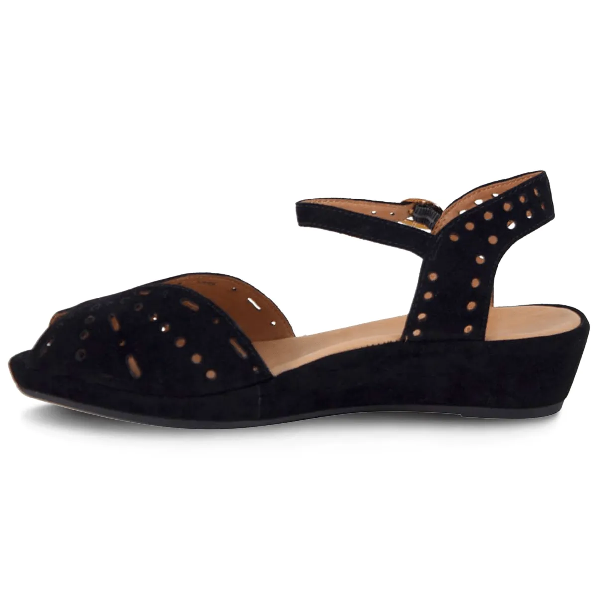 L'Amour Des Pieds Women's Brenn Black Suede Fashion Week Formal Mode