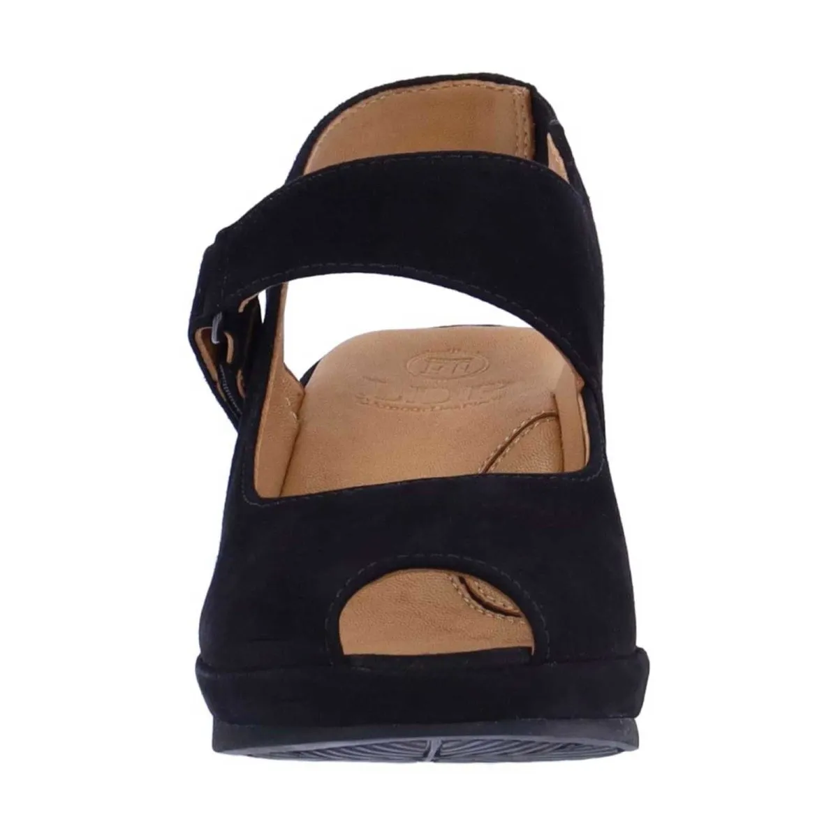 L'Amour Des Pieds Women's Onella Black Suede One Color Sharp Appearance