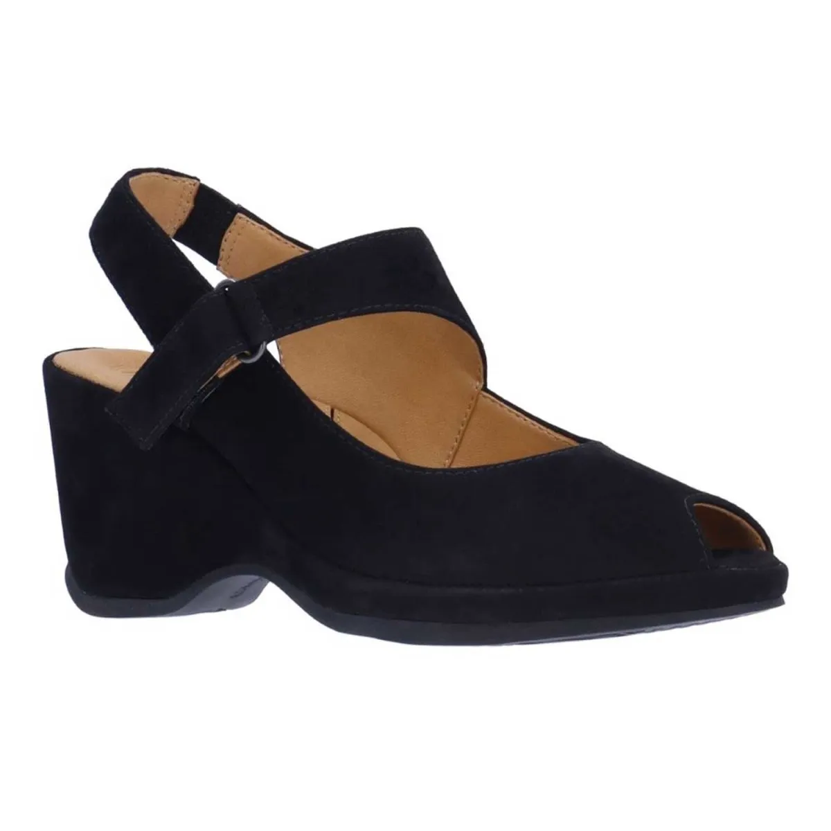 L'Amour Des Pieds Women's Onella Black Suede Lead Step Core Shade