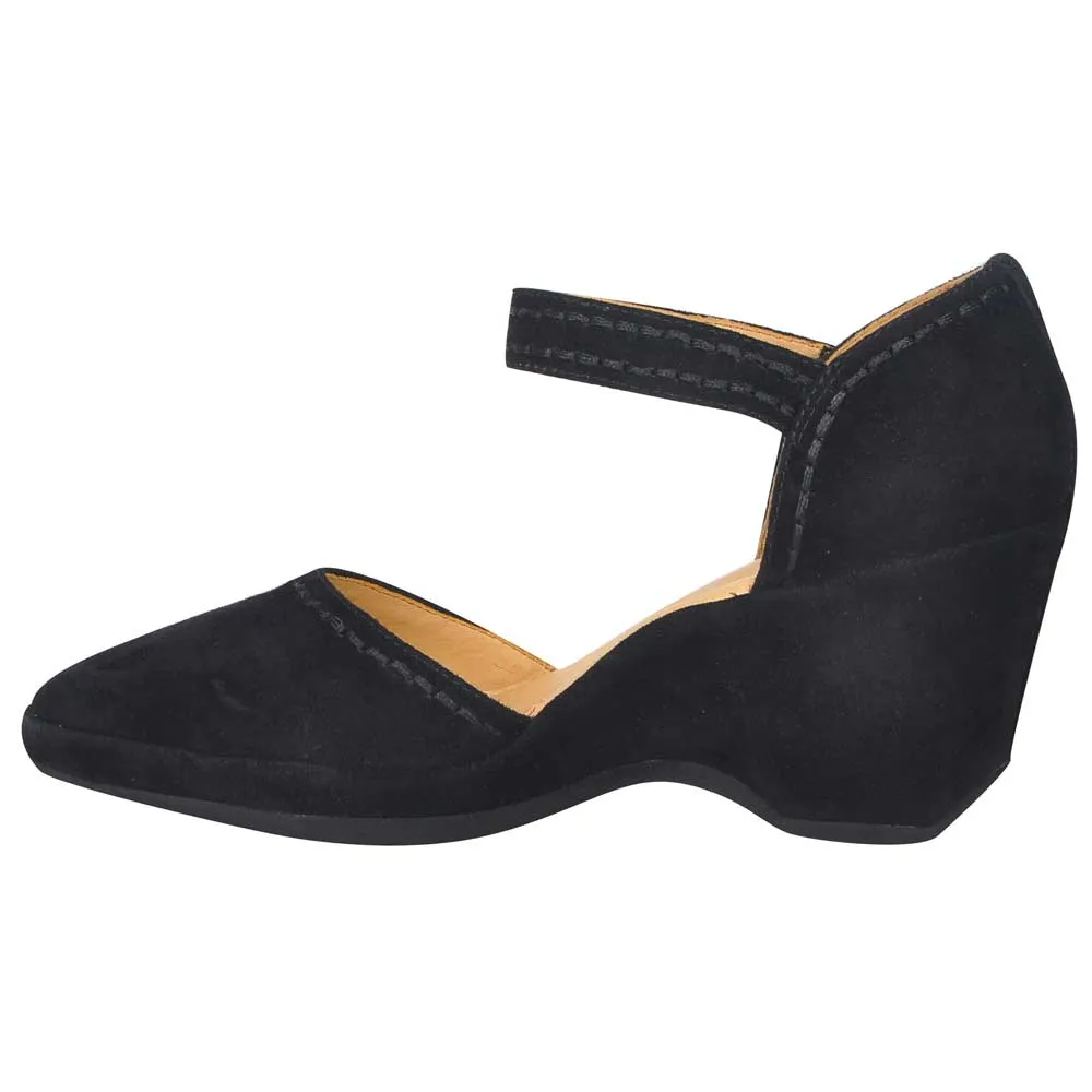 L'Amour Des Pieds Women's Orva Black Suede Elegant Style