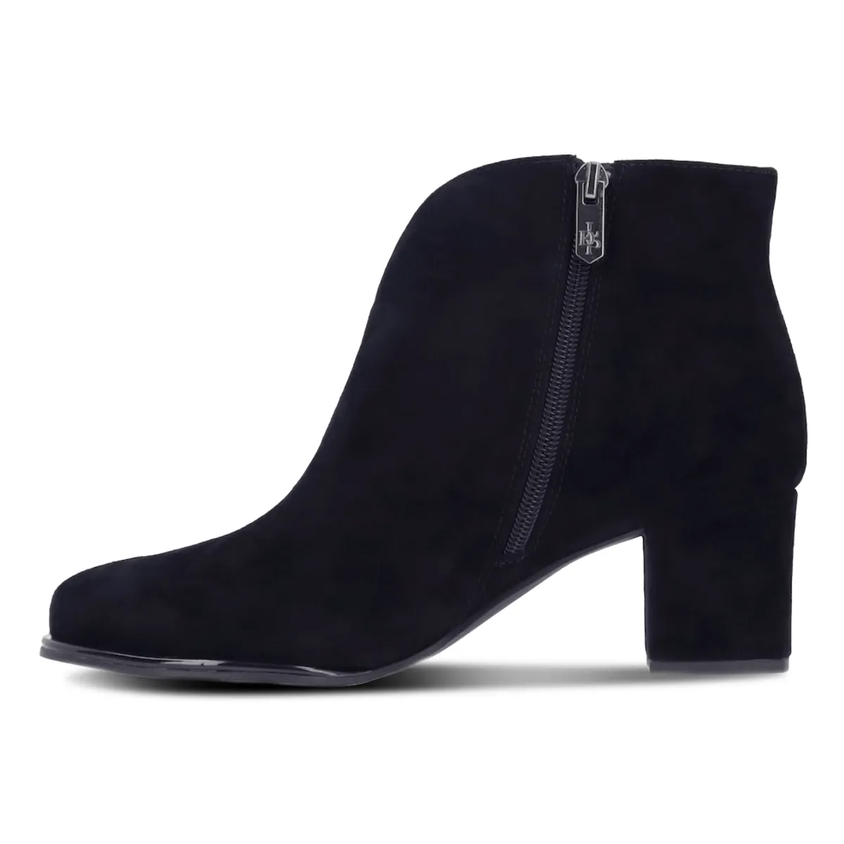 L'Amour Des Pieds Women's Phinn Black Kidsuede Winner Step