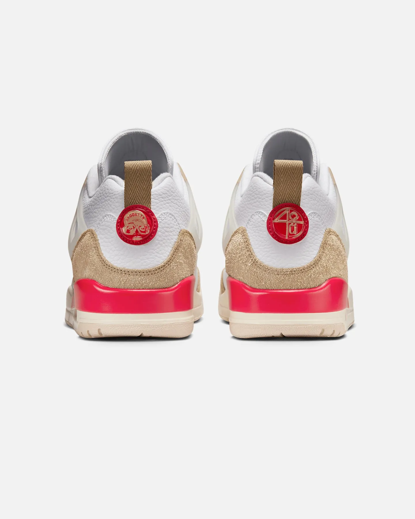 Silk Feel Sport Edge Jordan Spizike Low White/Red