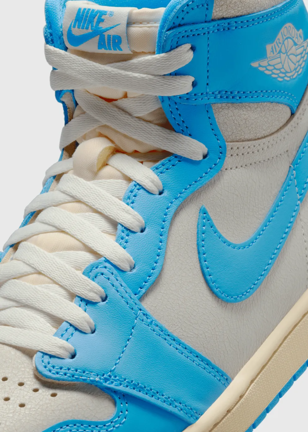 Air Jordan 1 Retro High OG 'UNC Reimagined' Sneakers widest
