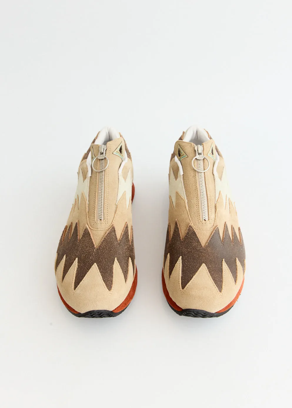 Leather NAVAJO Spallow Sneakers Elastic laces