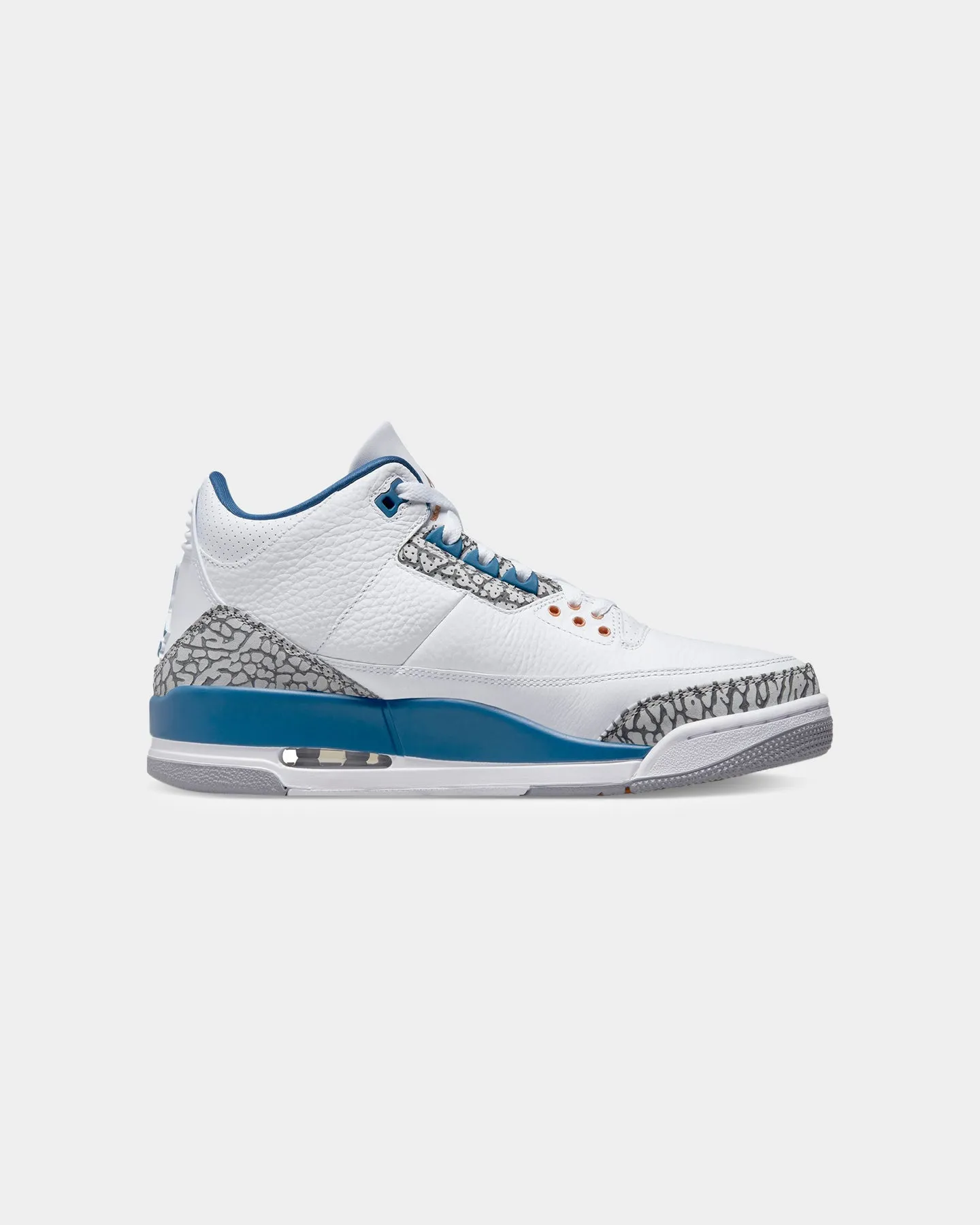 Jordan Air Jordan 3 Retro "Wizards" White/Metallic Impact Resistance Synthetic Upper