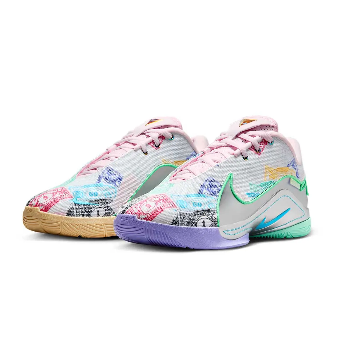 LeBron XXII 'Currency' EP 'White Green Glow' orthopedic