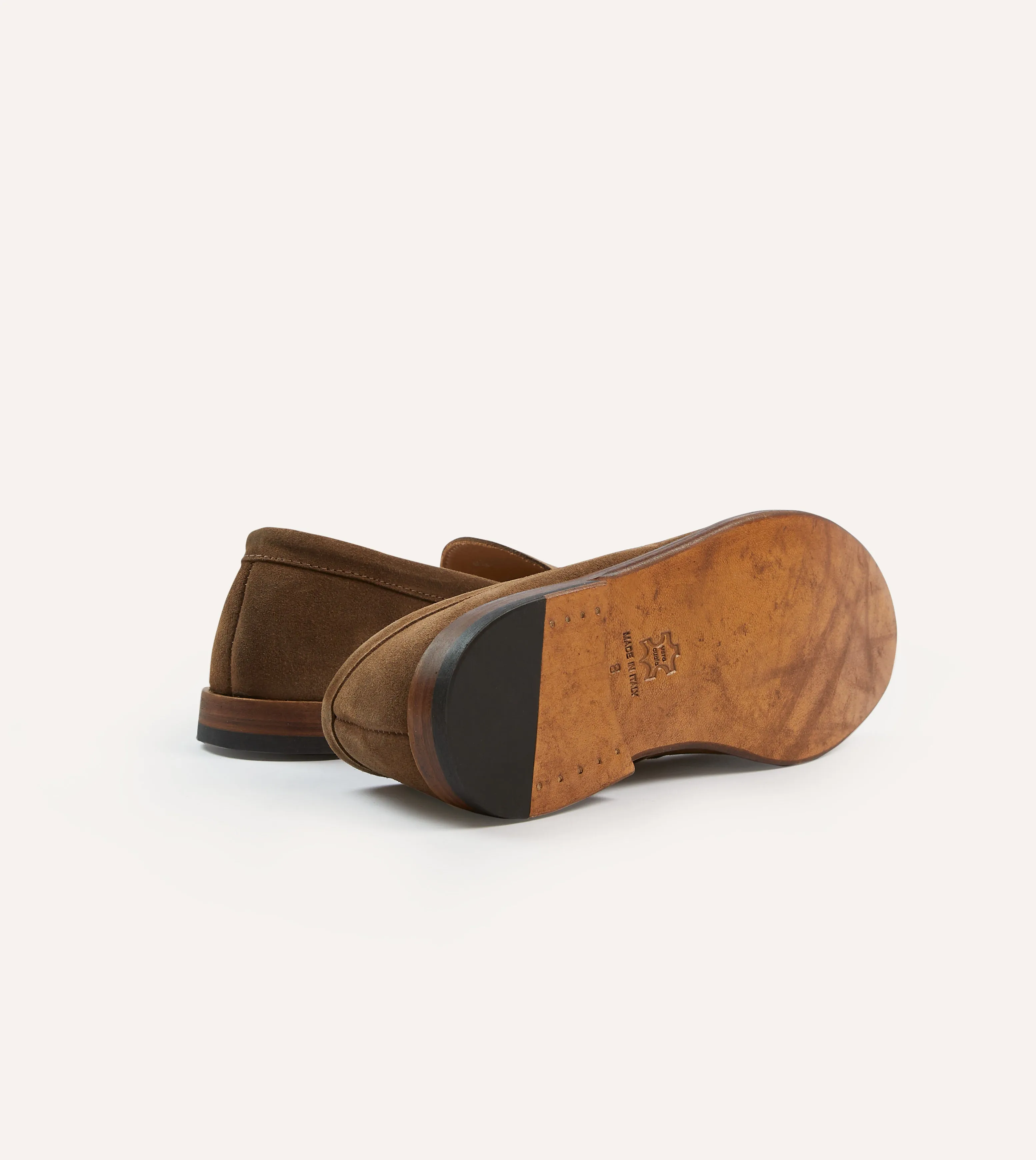 Light Brown Suede Henri Summer Loafer Main Stage