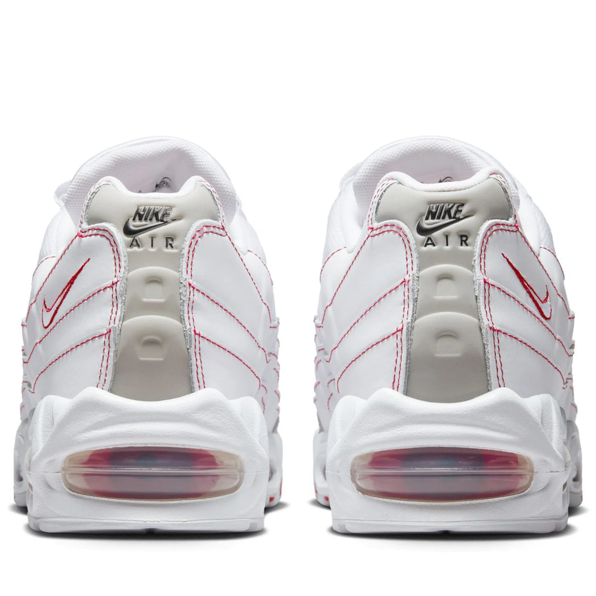 Mid Foot Lockdown Nike Air Max 95 OG - White/University Red