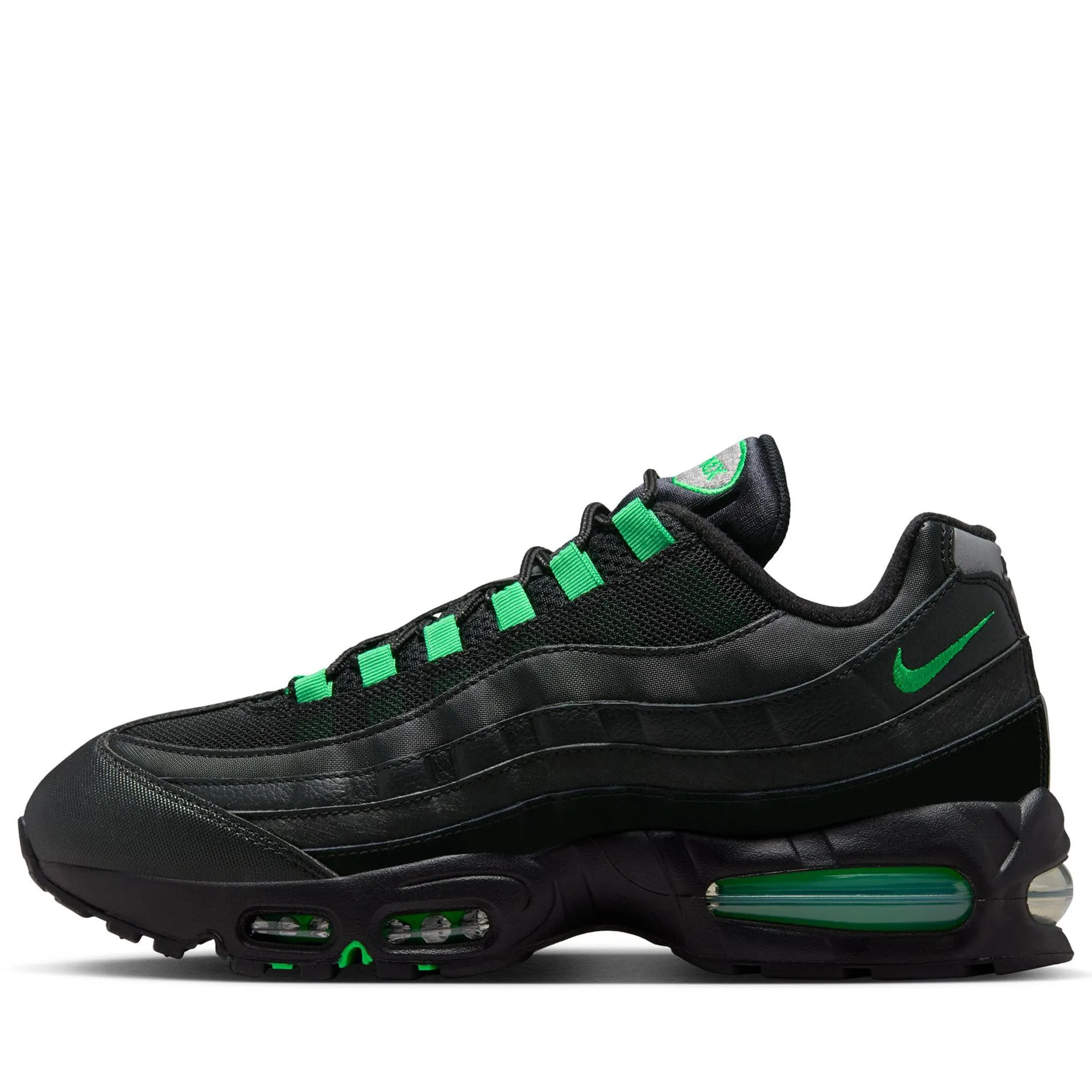 Shock Absorbing Heel Cush Pad Nike Air Max 95 OG - Black/Green Shock