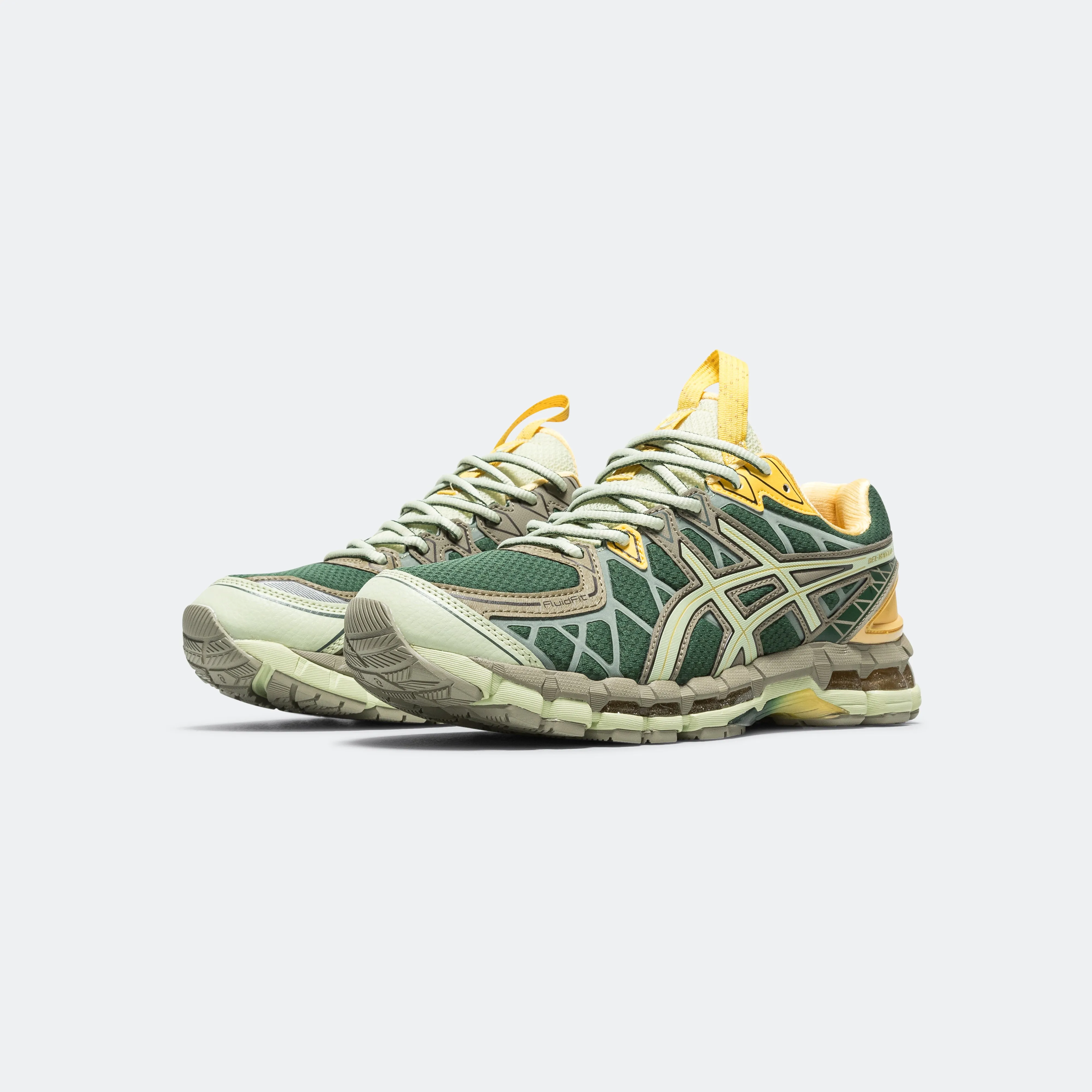 UB10-S GEL-Kayano 20 - Hunter Green/Jade City Wear Compression Molded Cushioning
