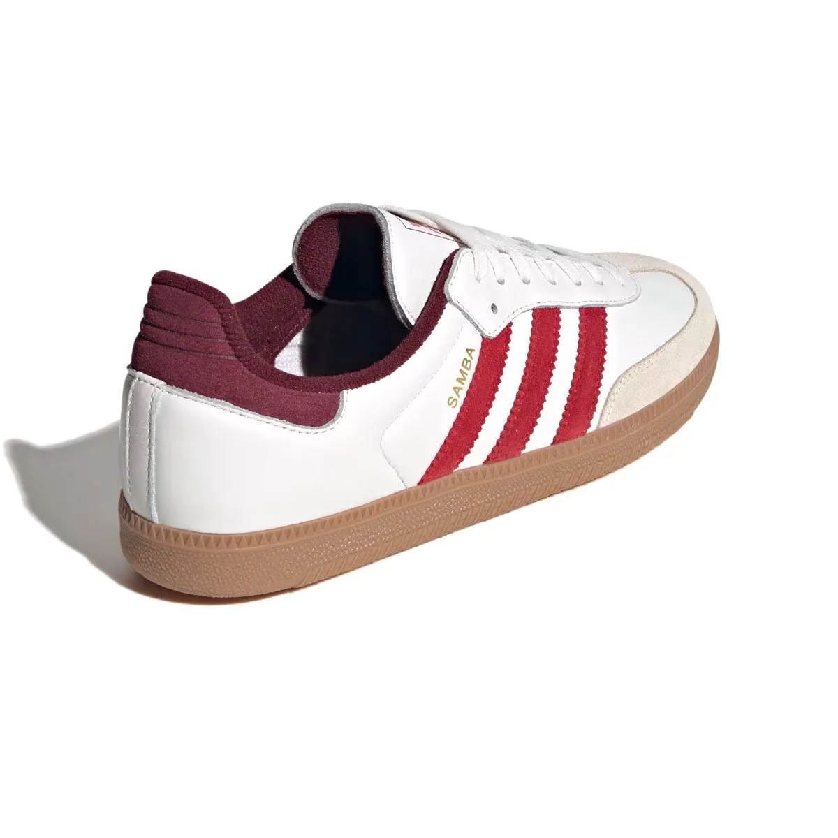 Fashion-forward style Samba OG 'Core White Better Scarlet'