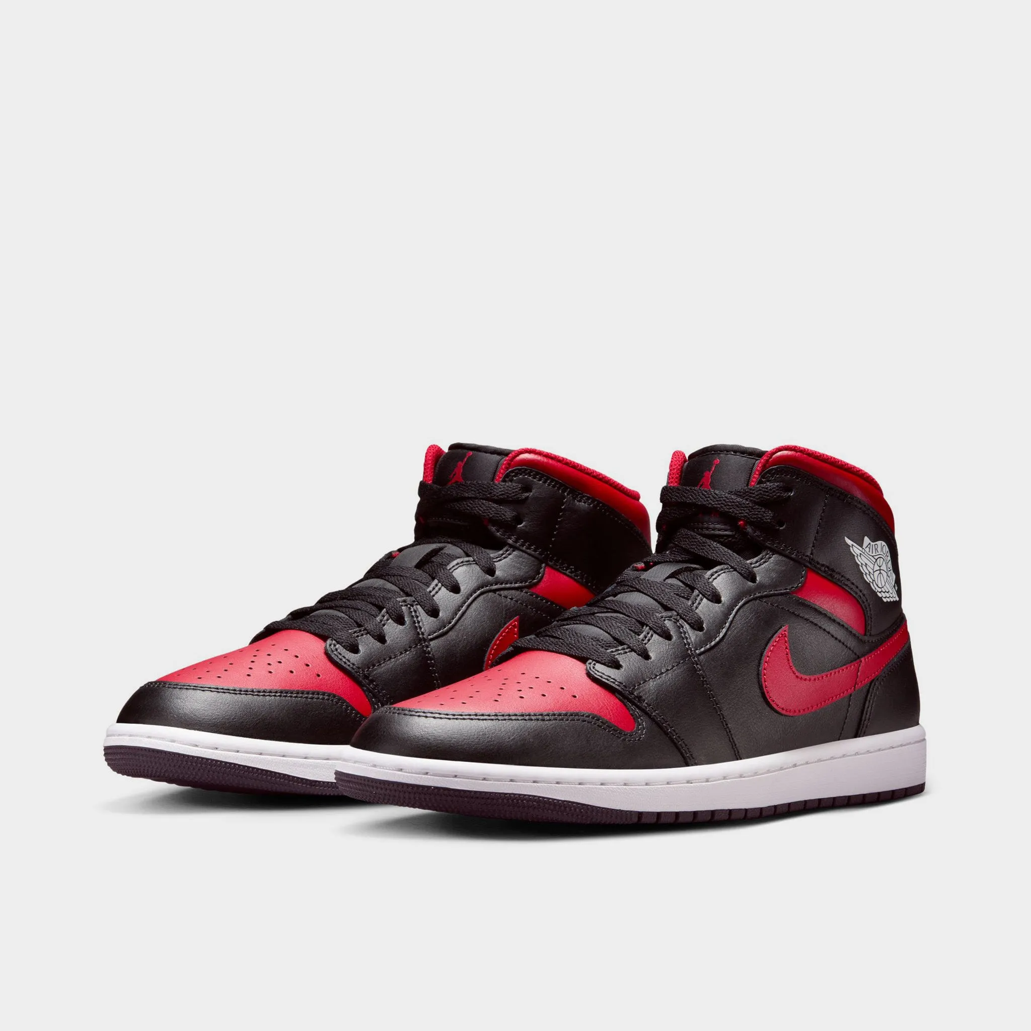 Rich Jewel Jordan 1 Mid Black / Varsity Red - Summit White