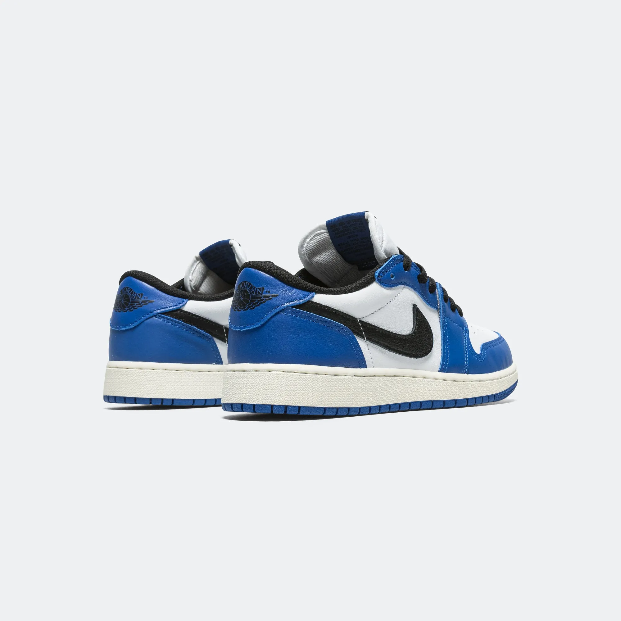 Air Jordan 1 Low OG (GS) - White/Black-Game Royal-Sail Run Daily
