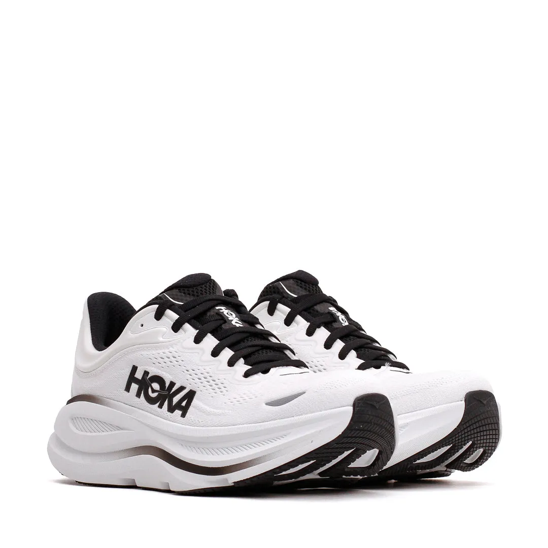 fitness enthusiasts ergonomic - design shoes Hoka One One Men Bondi 9 White Black 1162011-WBLC