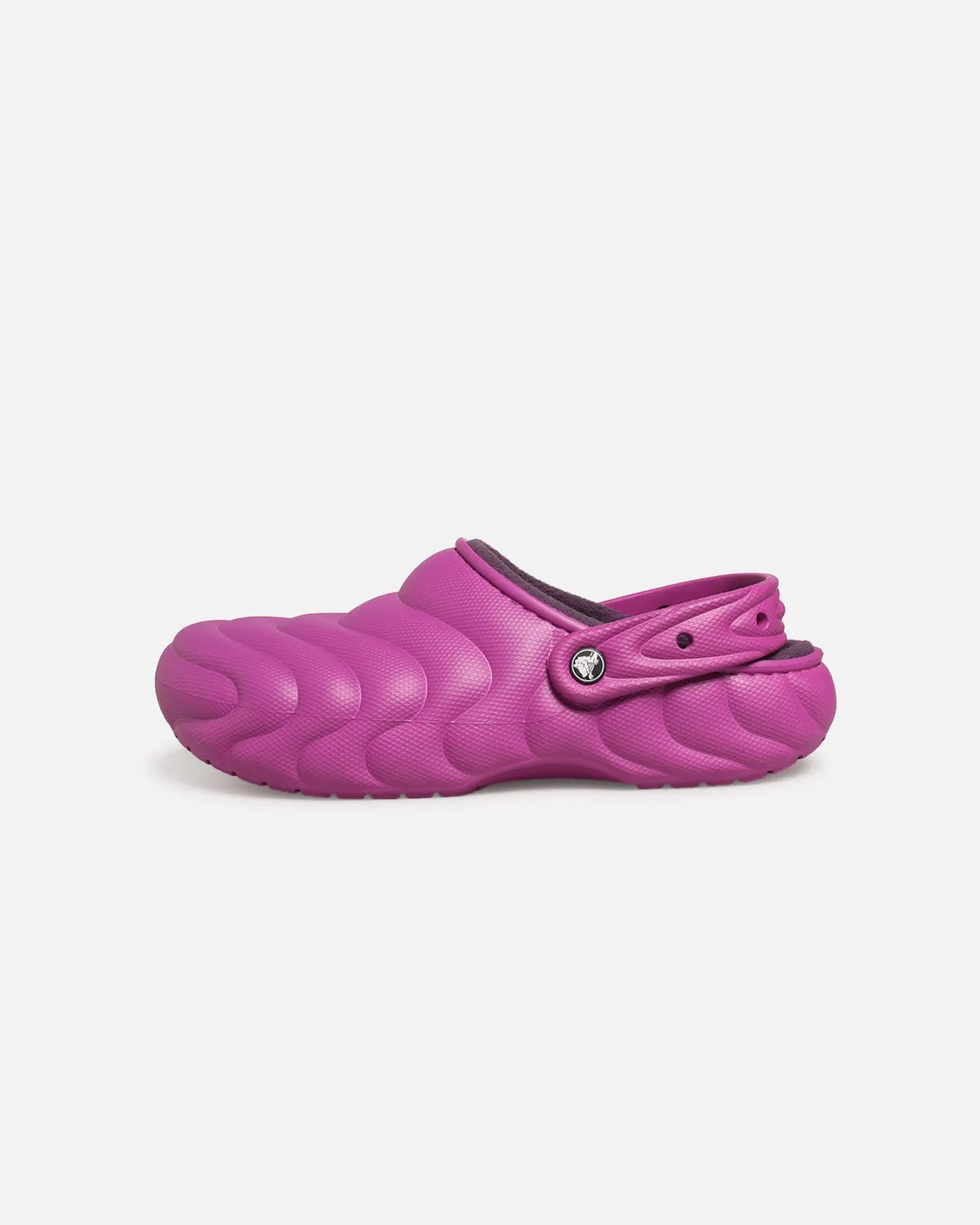 Lake Step Mid Top Crocs Classic Lined Over Puff Clog Purple