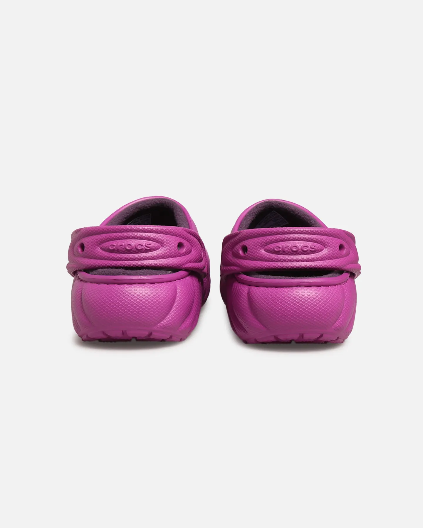 Crocs Classic Lined Over Puff Clog Purple Pond Walk