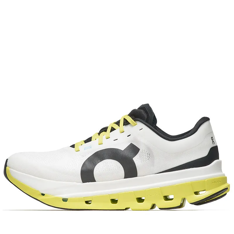 On Cloudflow 5 - White/Lime Casual Athletic Slim flair