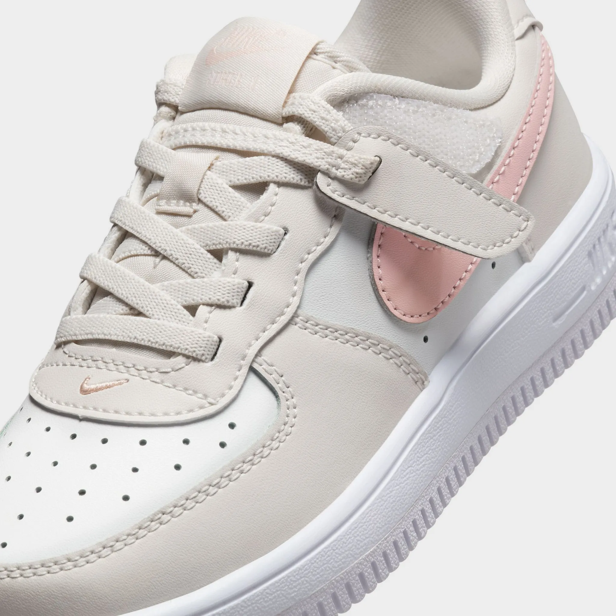 Clean White Short Trip Nike Air Force 1 Low EasyOn PS Phantom / Echo Pink - Summit White