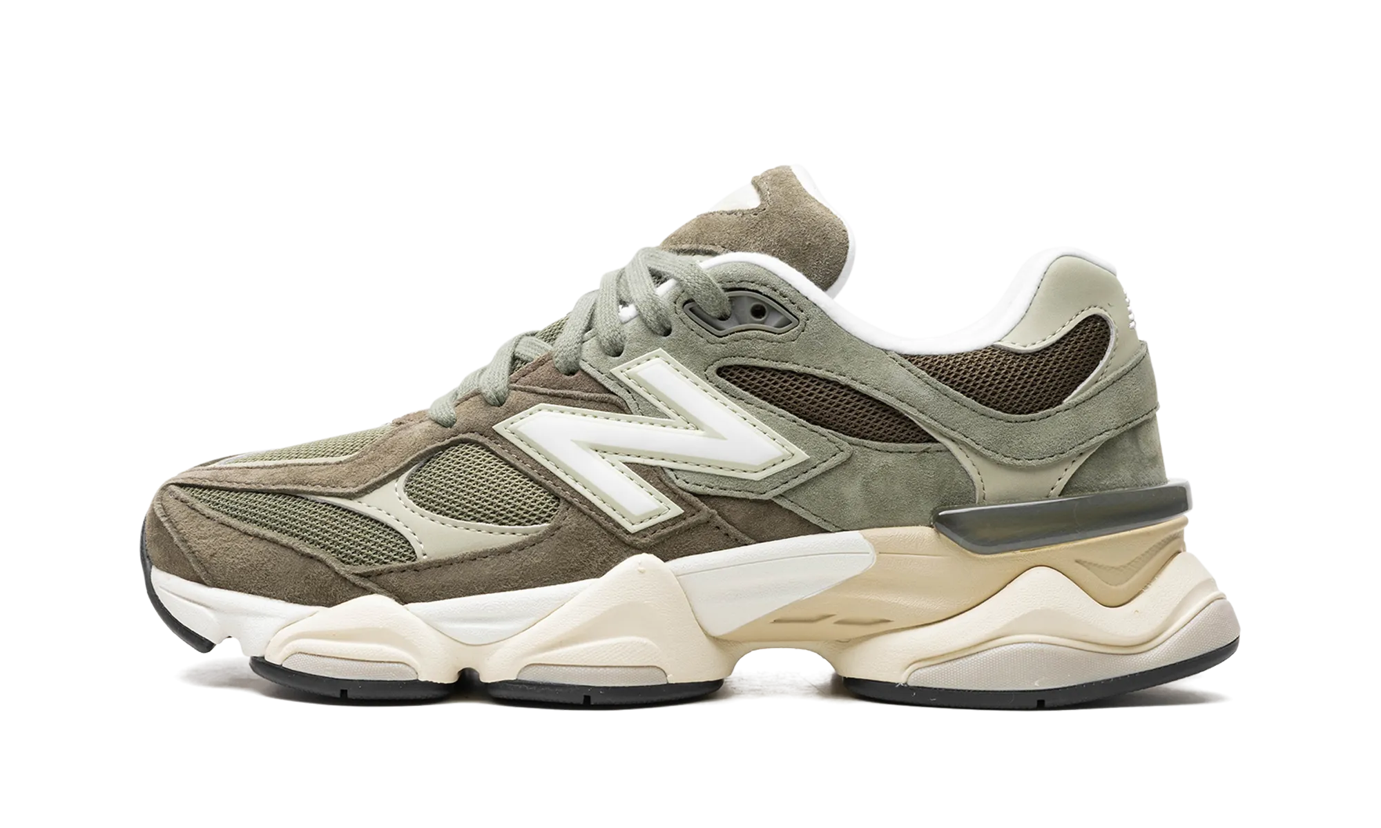 9060 "Dark Camo / Dark Olive / Sandstone" Full Range sustainable - feature shoes