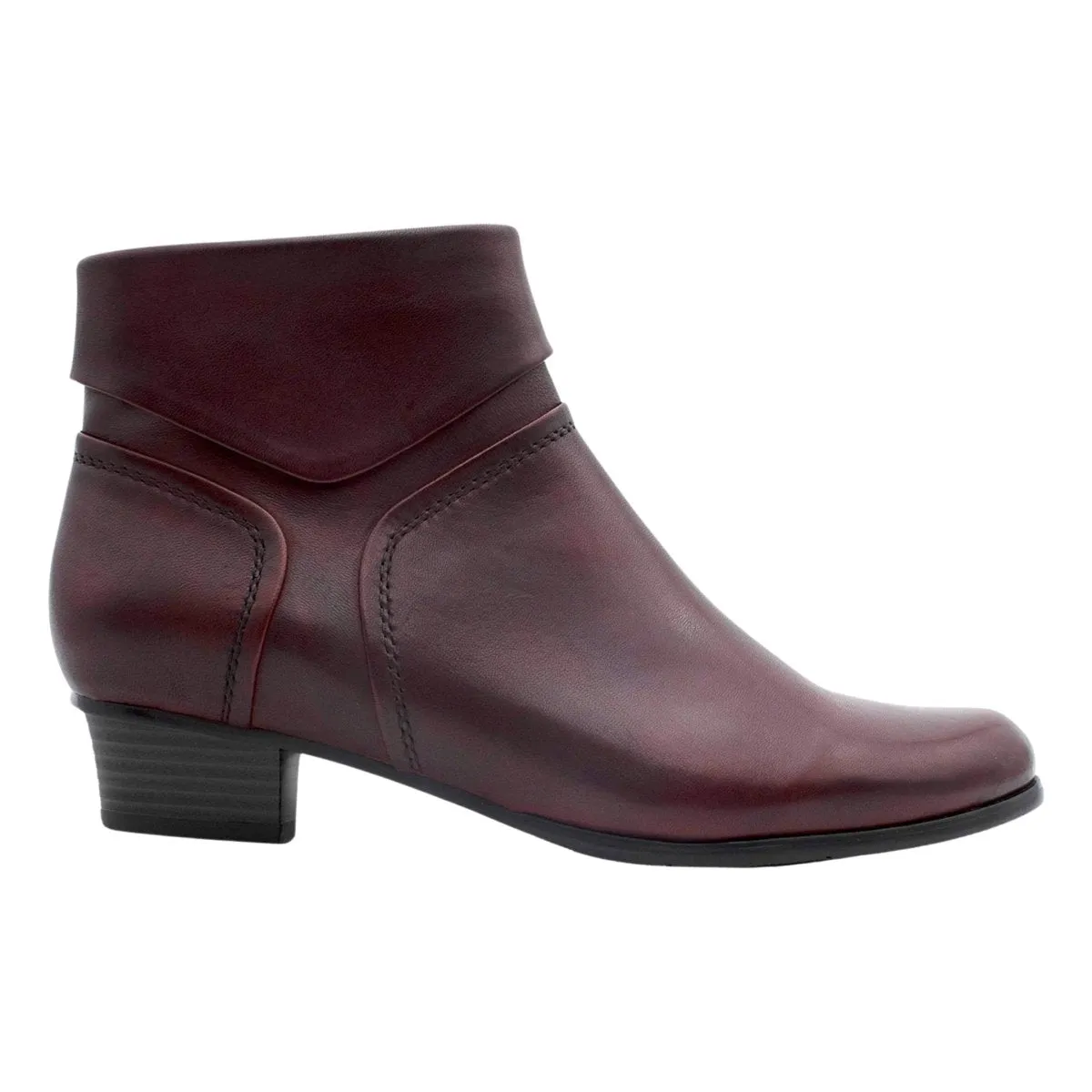 Sharp Cut Water Resistant Regarde Le Ciel Women's Stefany 378 Sangria Leather