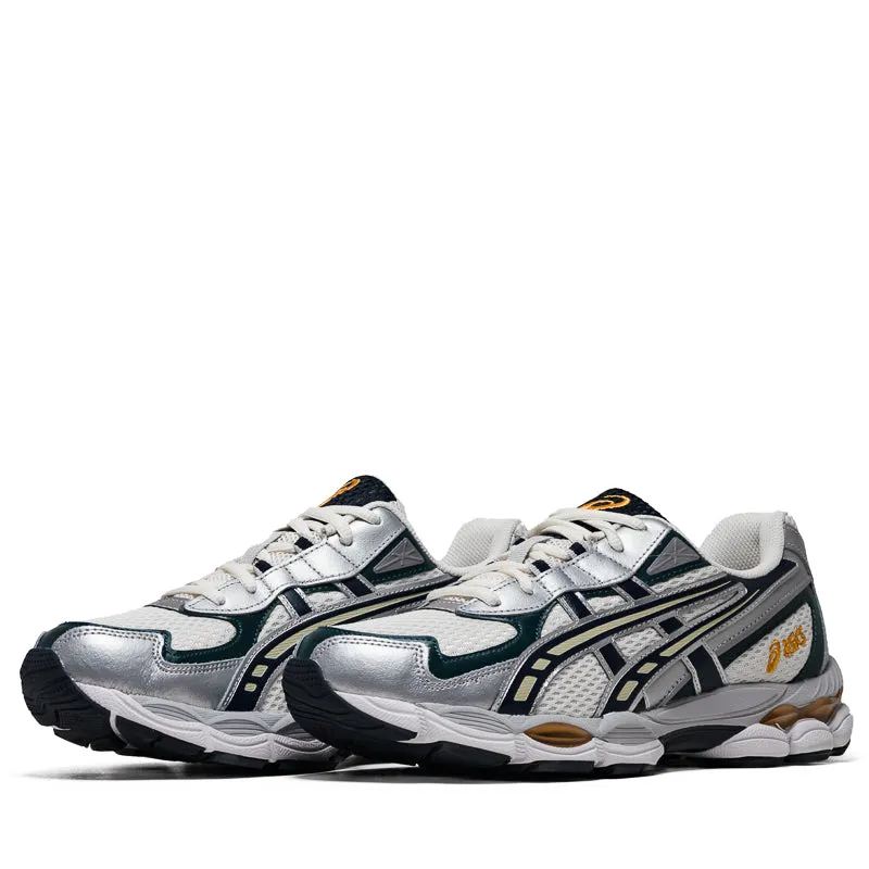 Asics Gel-NYC 2055 - Cream/Midnight Football High Top Look