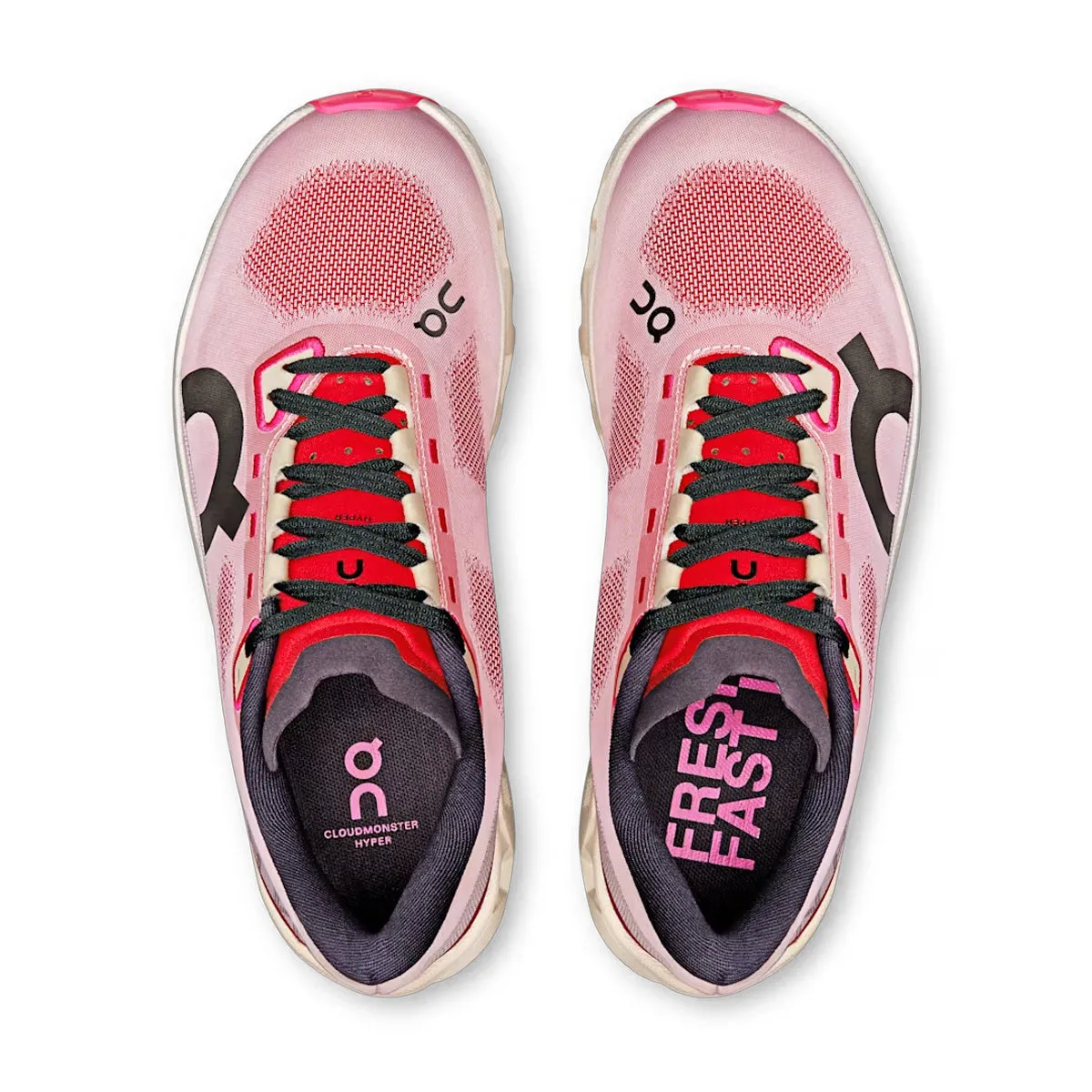 least formal Dynamic lining Wmns Cloudmonster Hyper 'Red Cream'