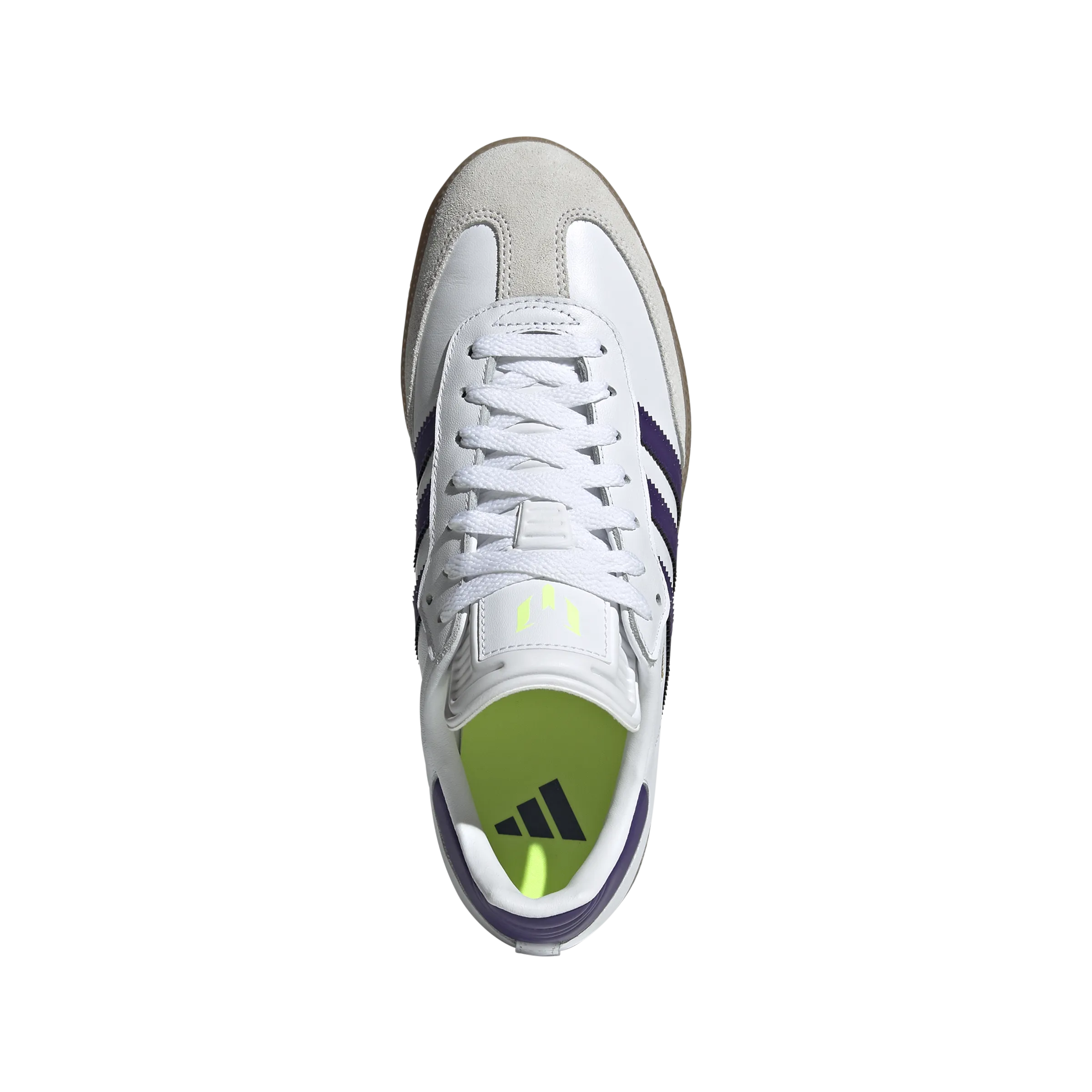 Clean Step Everywhere Fit   Lionel Messi Samba Indoor Boots 'Cloud White Purple'