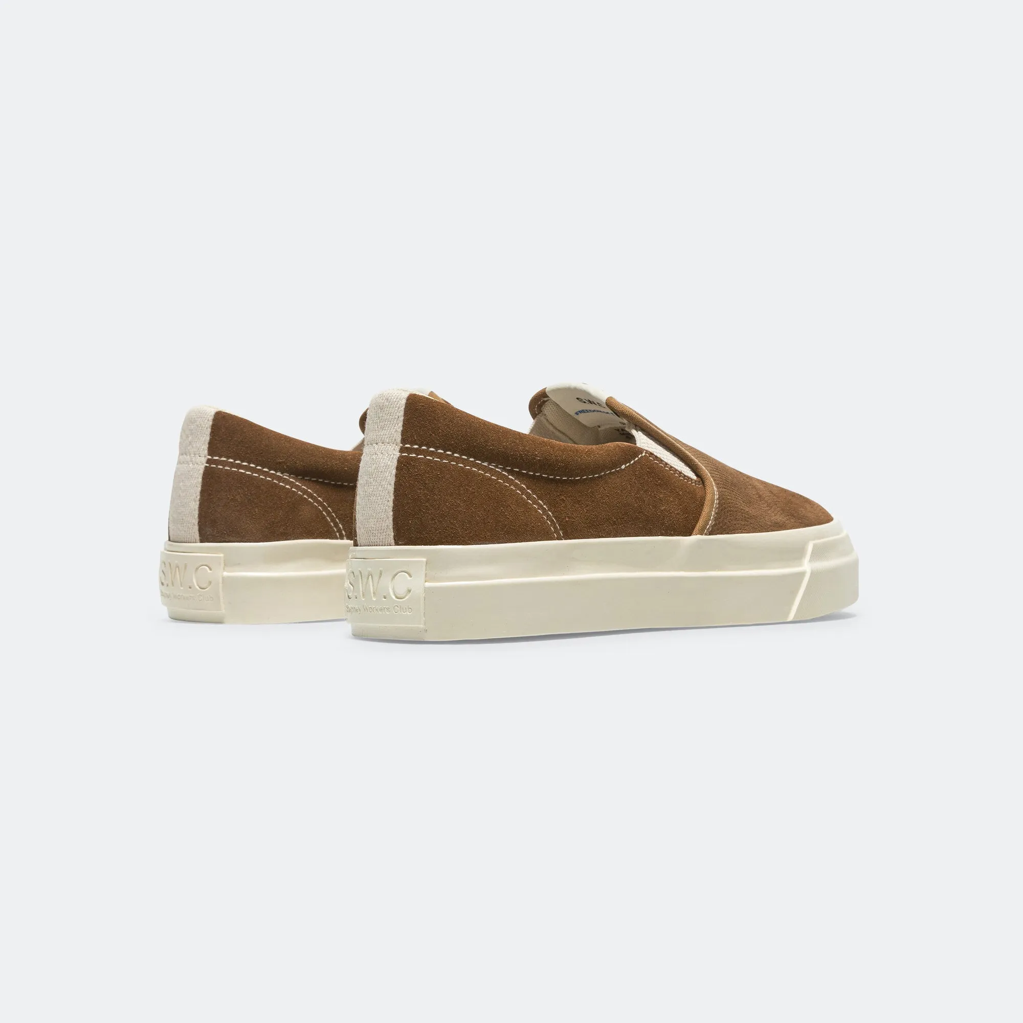 Ultra-soft traction Agile Walk Lister Raw Suede - Brown