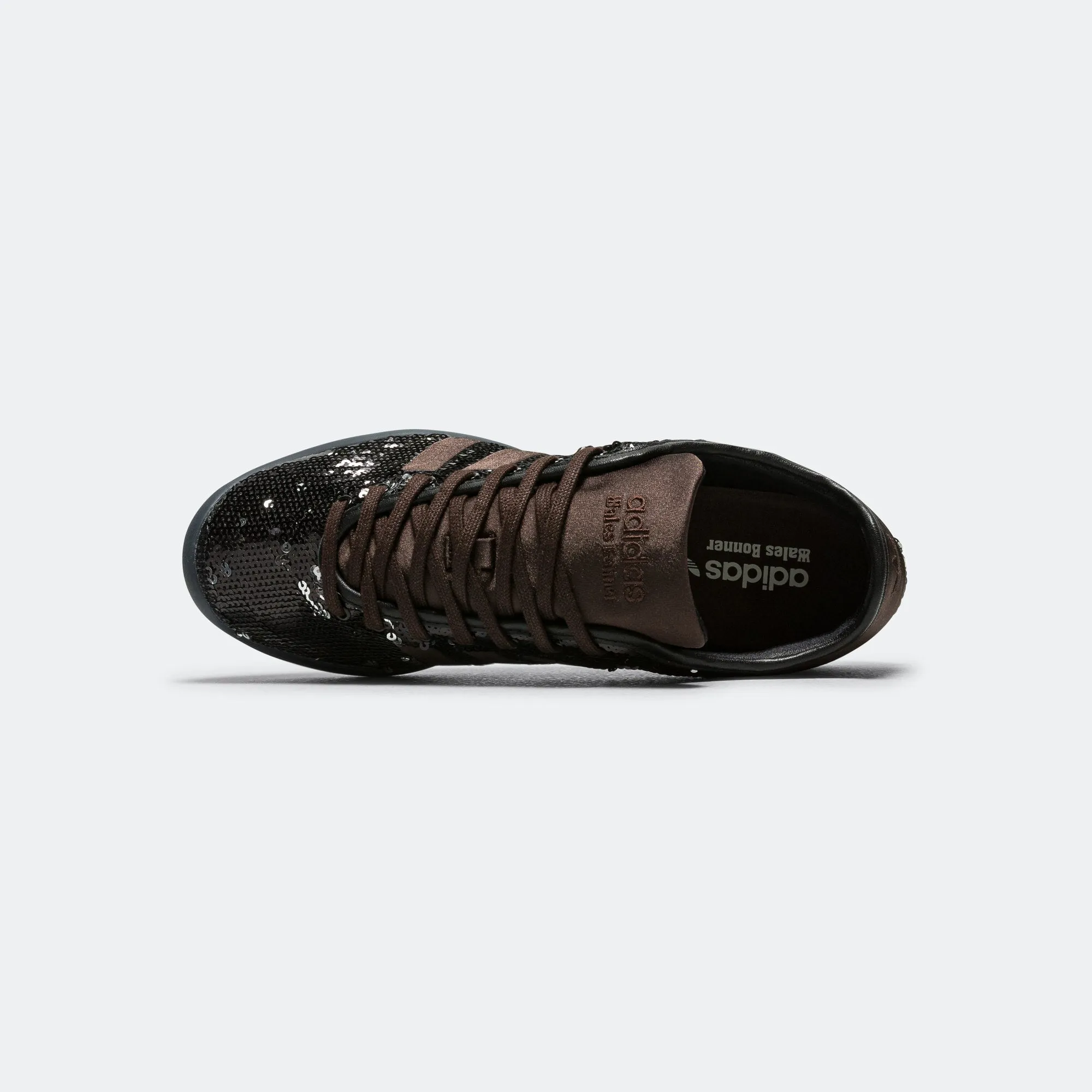 All-weather flair Lo Pro Sequin x Wales Bonner - Core Black/Silver Metallic-Dark Brown