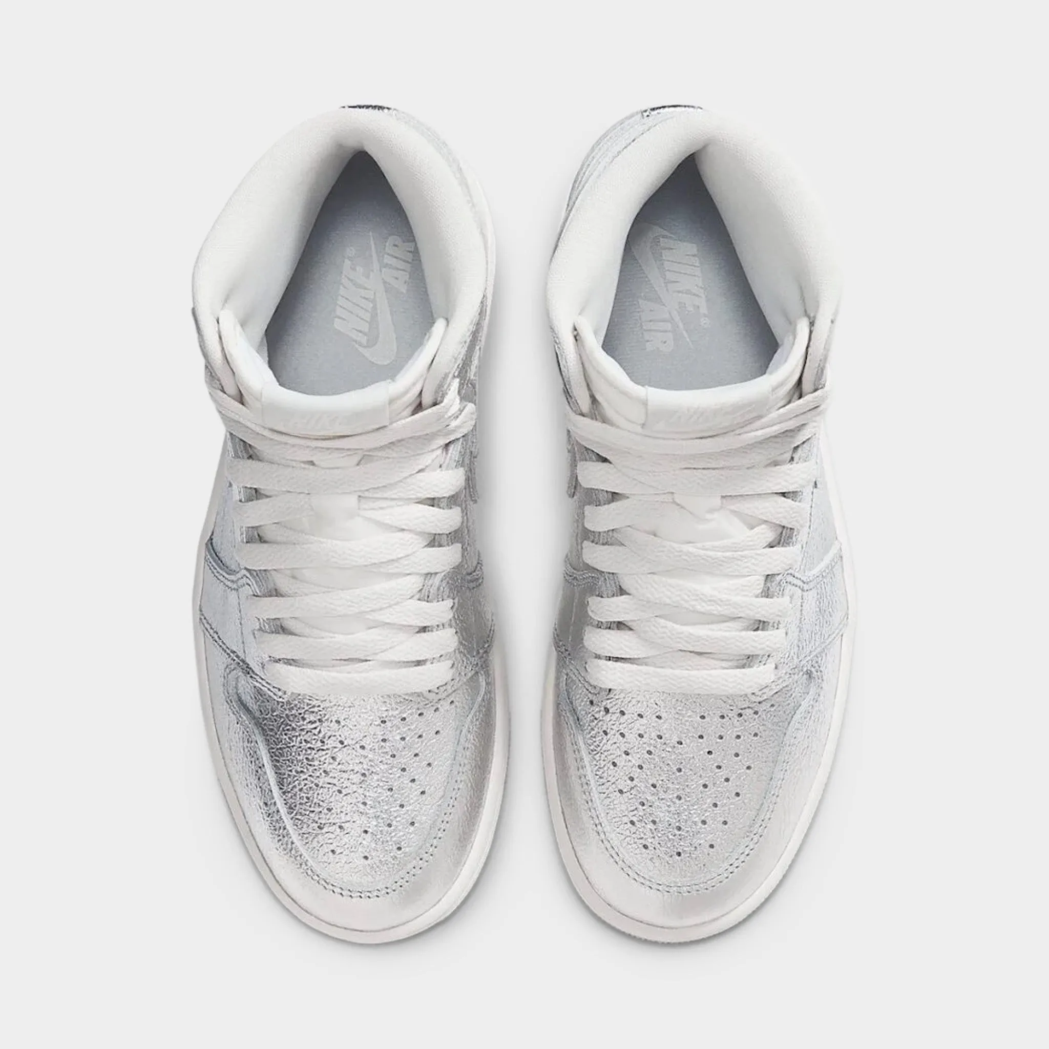 Jordan Women's 1 Retro Hi OG Metallic Silver ComfortFit