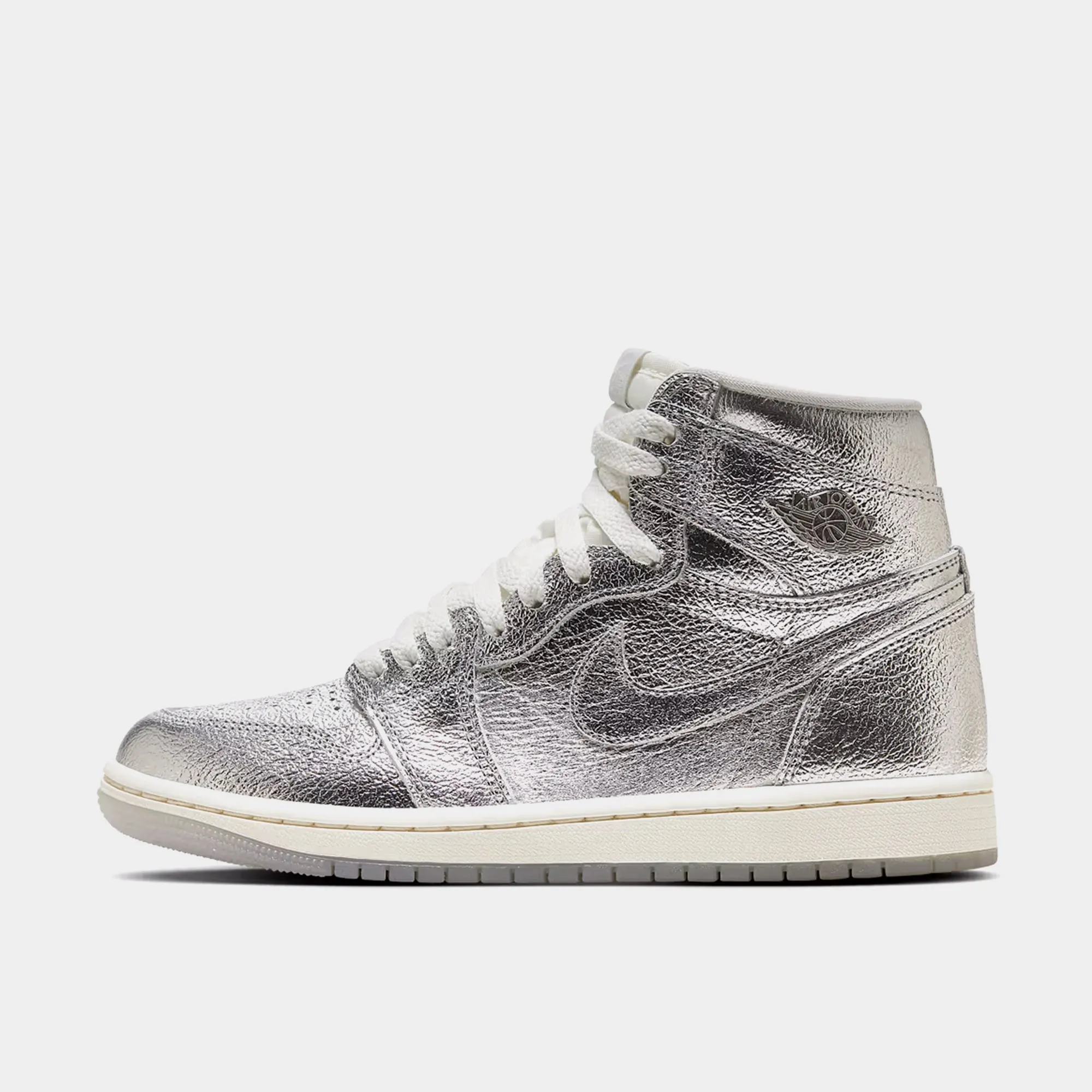 Easy   To   Clean Jordan Women's 1 Retro Hi OG Metallic Silver