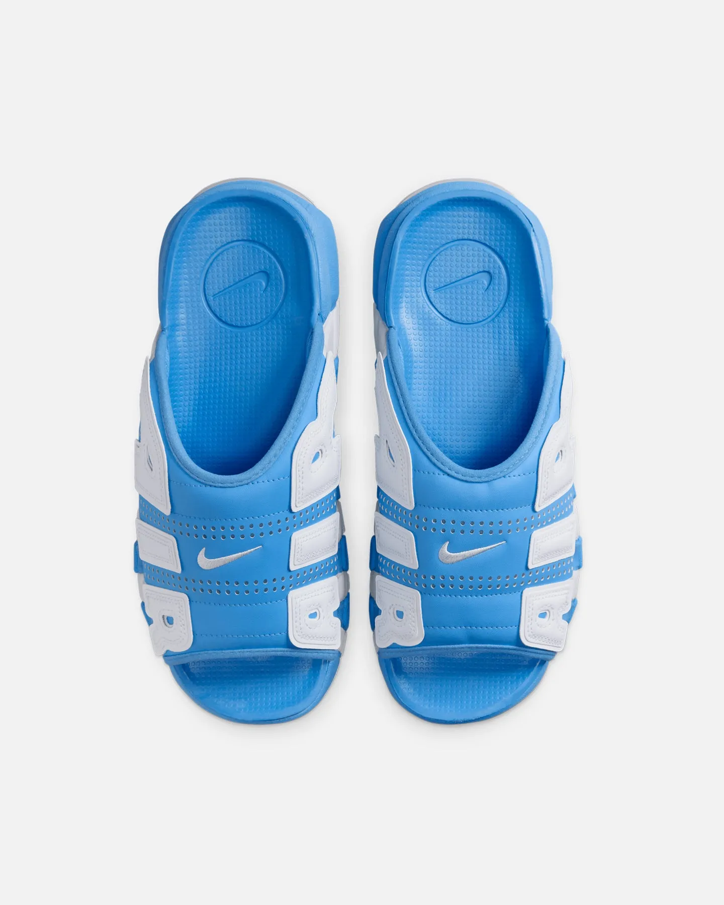Nike Air More Uptempo Slides University Blue Crystal Glow