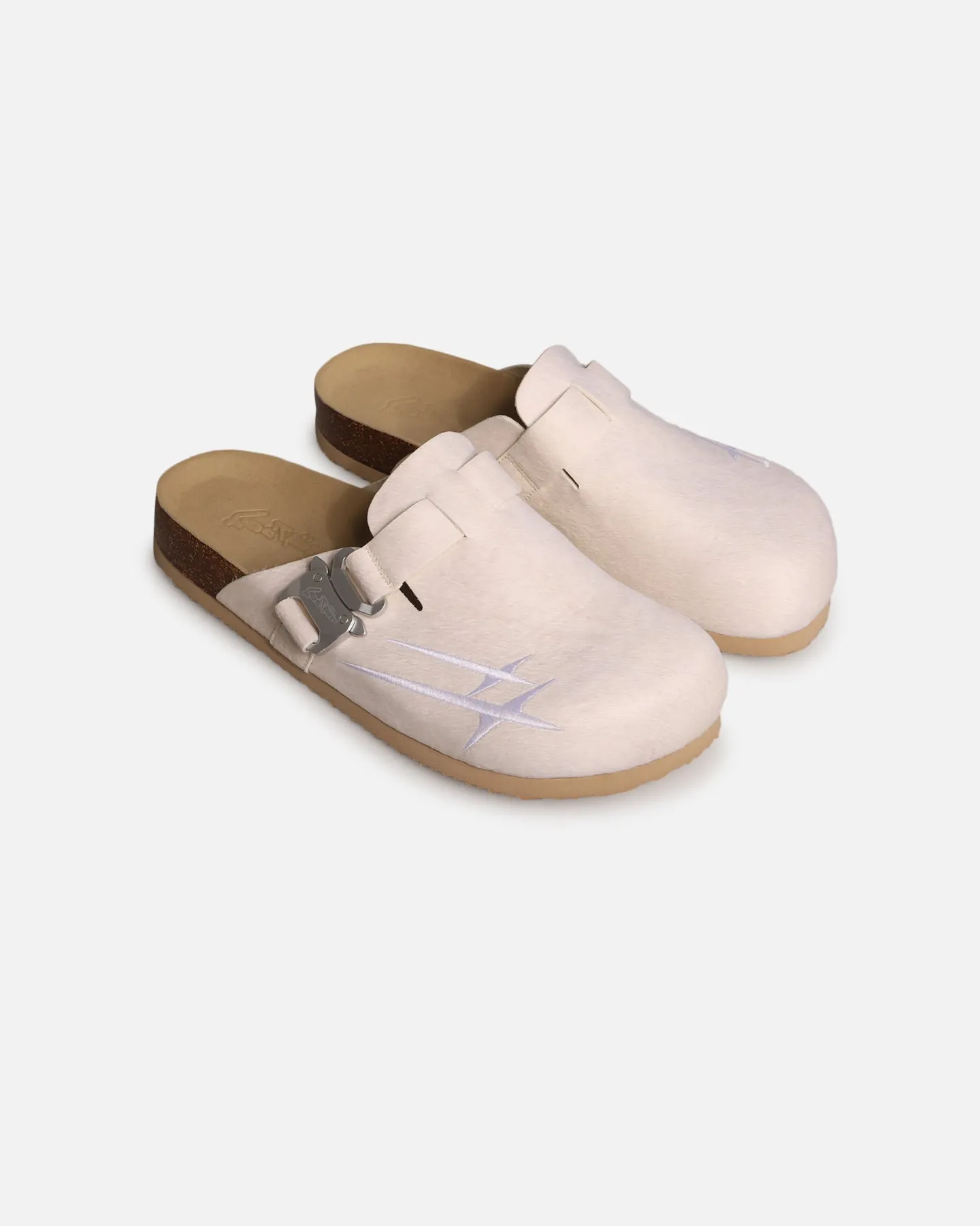 Snow Warm Comfort Outsole Loiter Spire Mule White