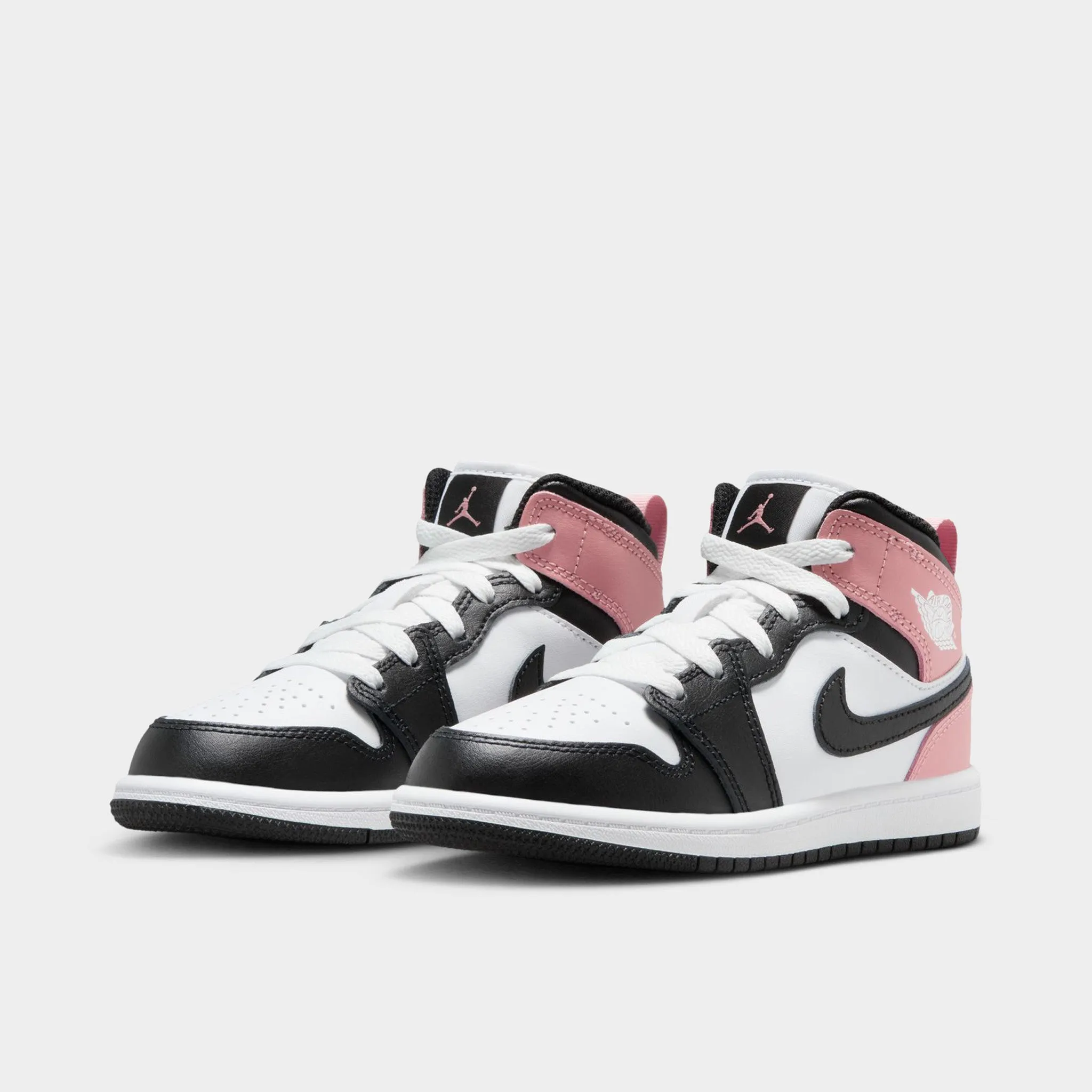 Stretch Material Bright Step Jordan 1 Mid PS White / Black - Rust Pink